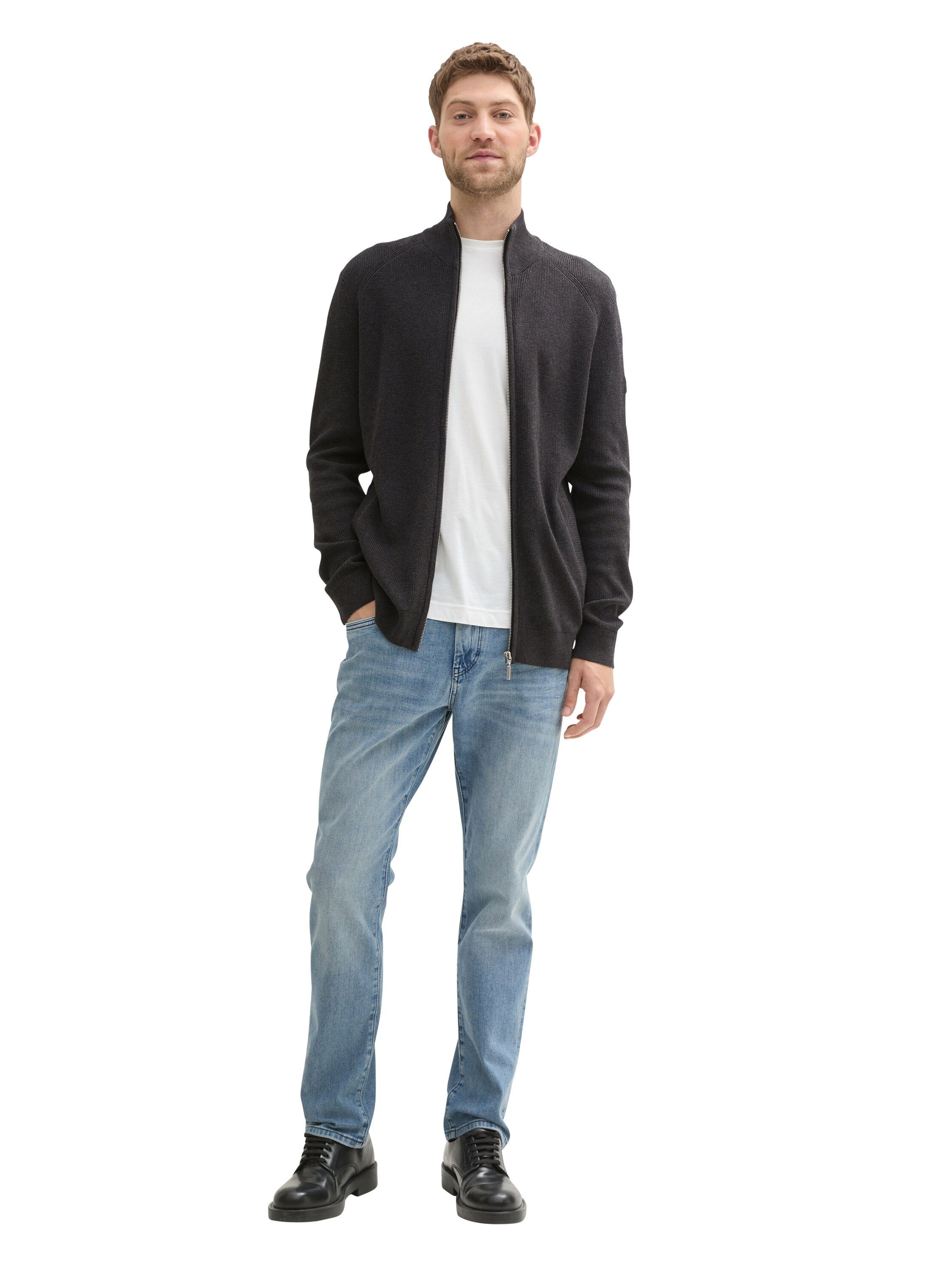 Tom Tailor Vest met rits en insteekzakken