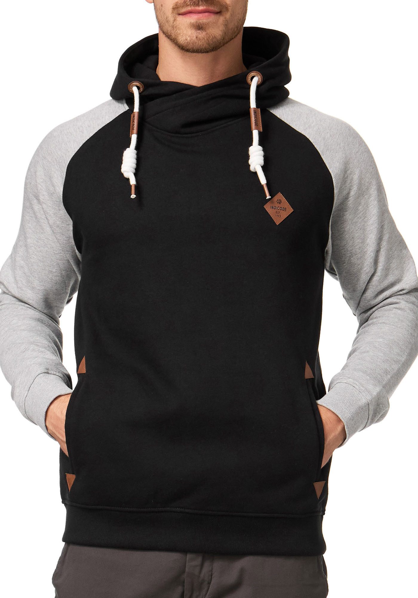 Indicode Hoodie INMarybank heren hoodies maat M zwart