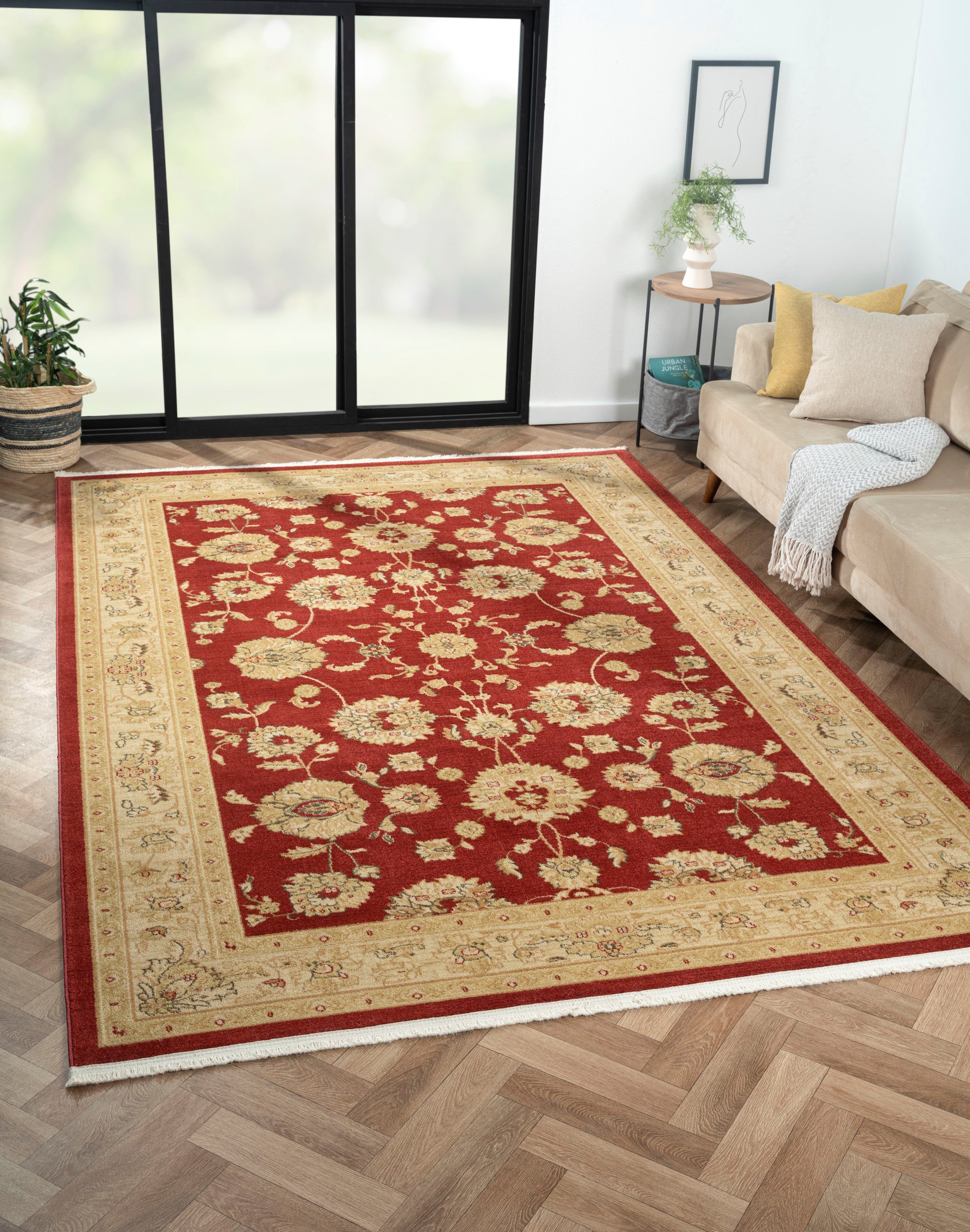 Myflair Möbel & Accessoires Vloerkleed Maryam 3 Kortpolig, oosters uiterlijk, edele glans, bijzonder zacht door microvezel