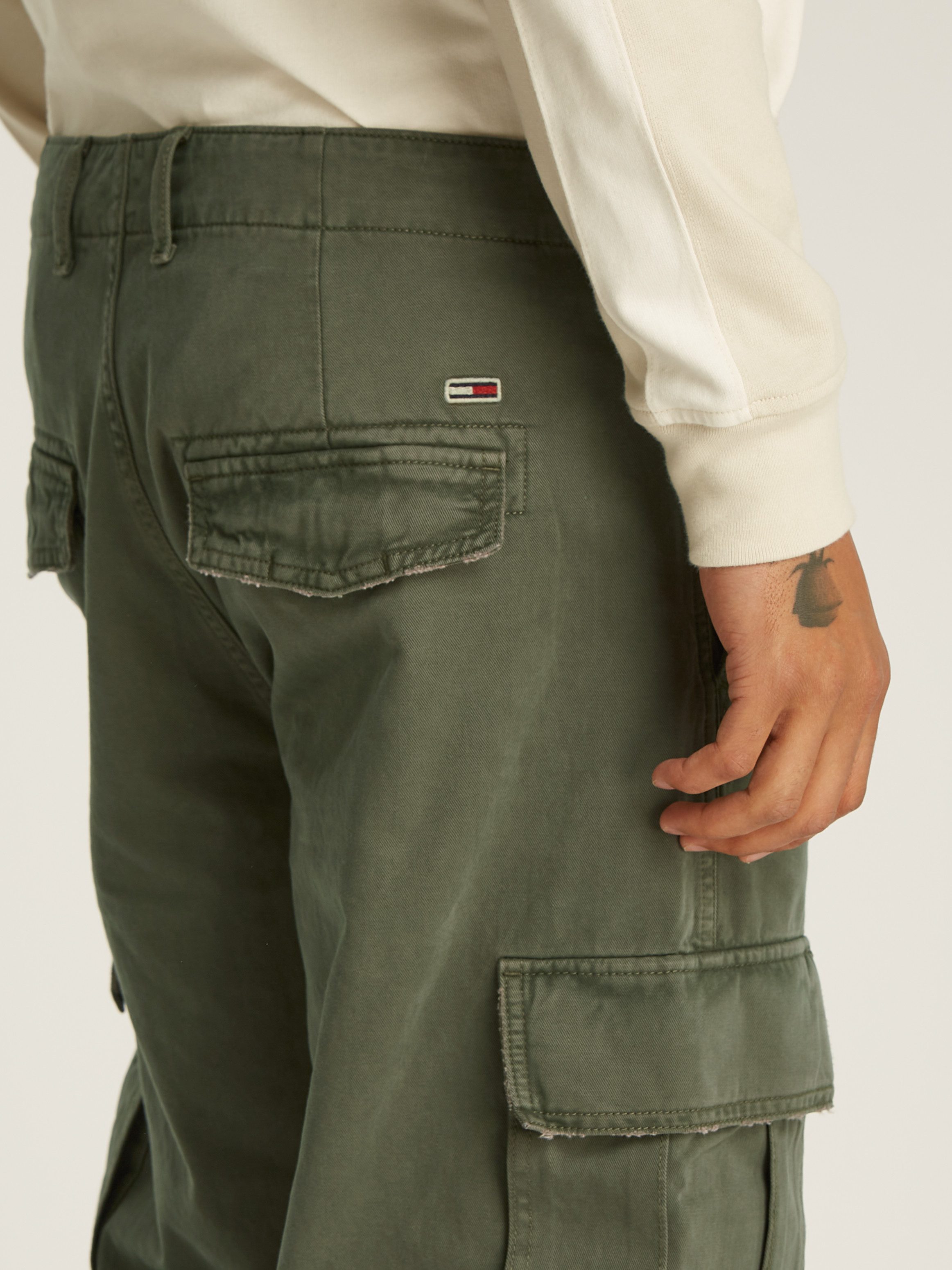 TOMMY JEANS Cargobroek TJM JAIMIE COTTON CARGO