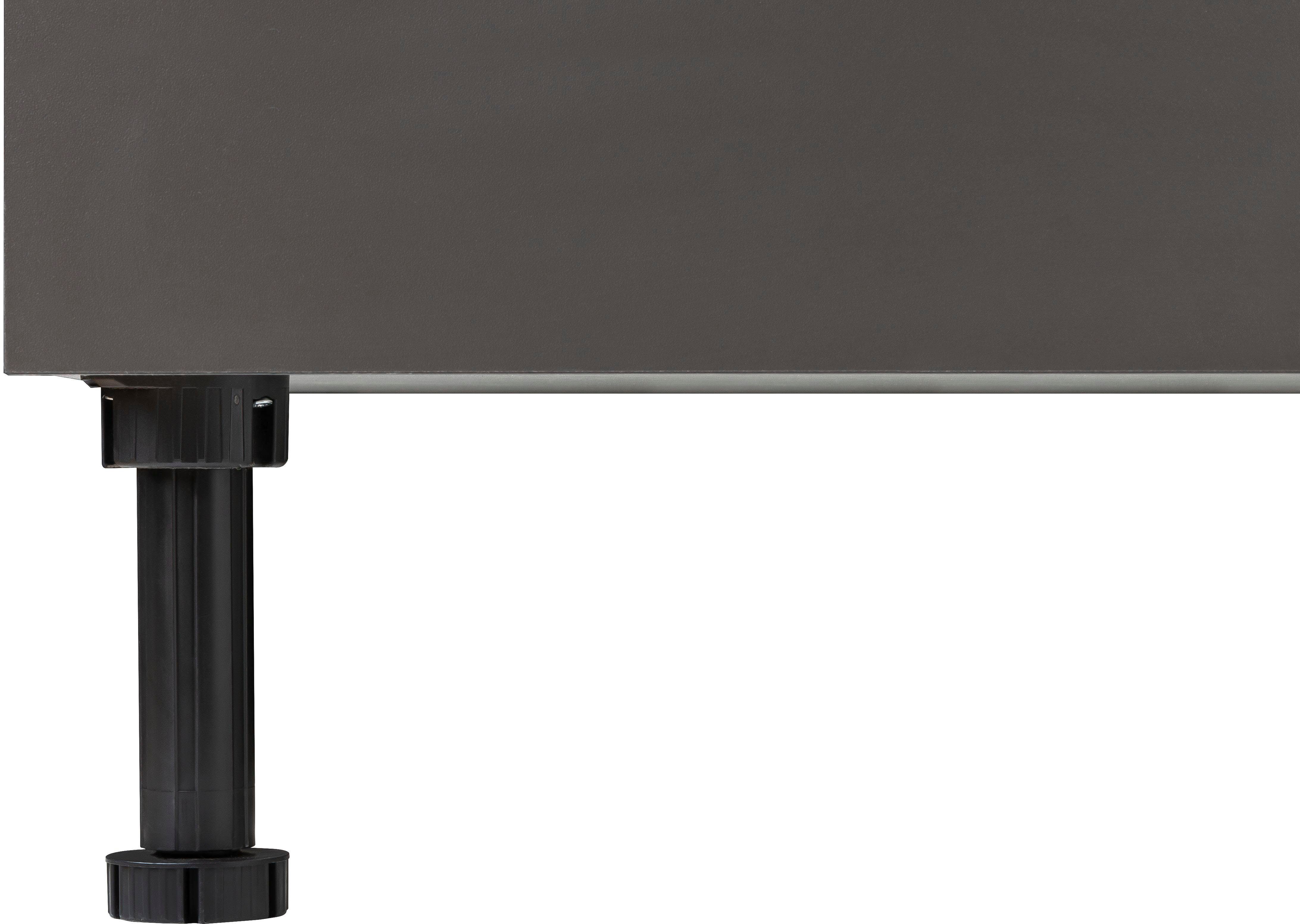 wiho Küchen Keukenblok "Simi", met verstelbare voeten, breedte 280 cm, keuze met elektrische apparaten, soft-close functie in lades & uittrekken