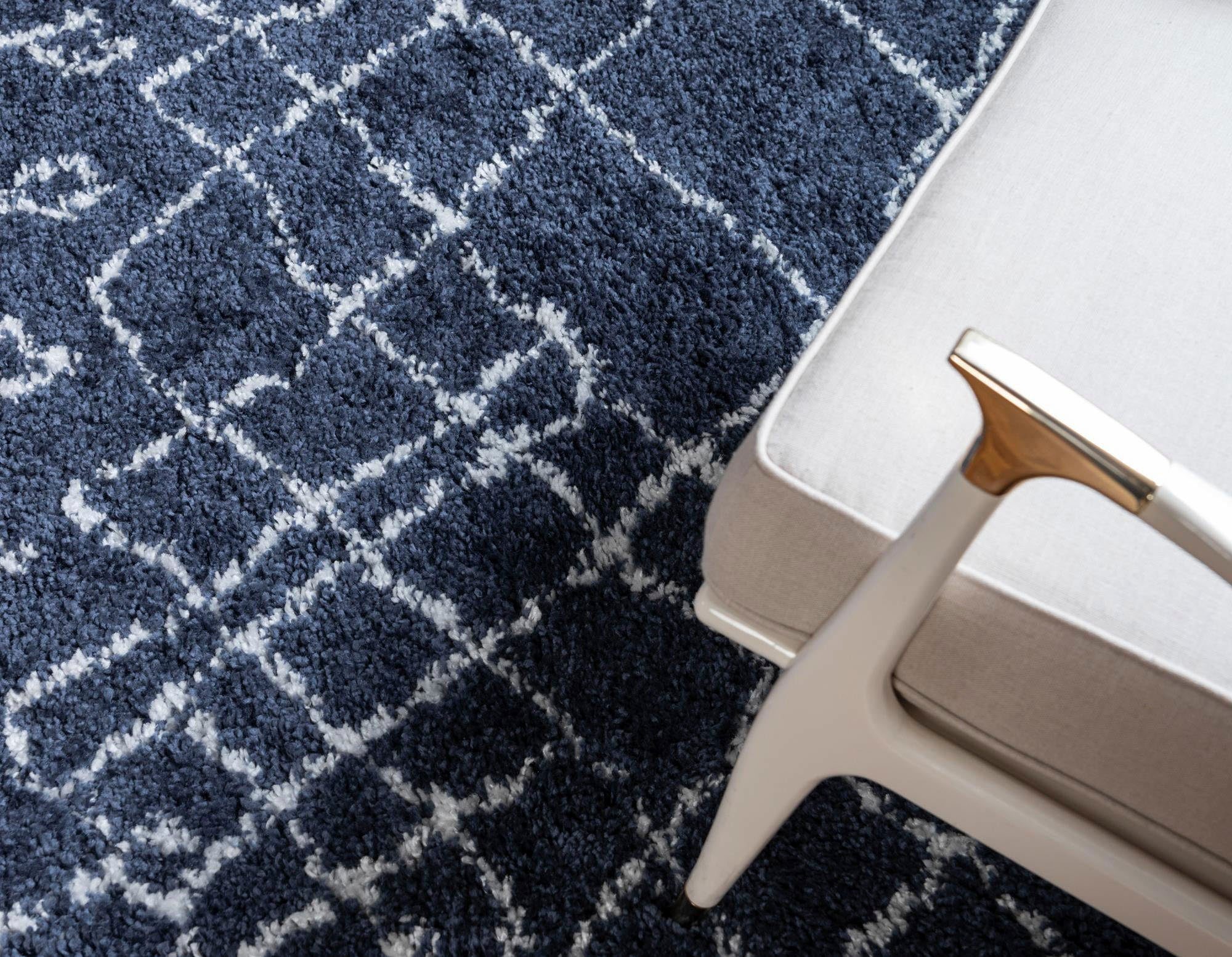 Myflair Möbel & Accessoires Hoogpolig vloerkleed Temara shag voorraadopruiming geweven, scandi design, ideaal in de woonkamer & slaapkamer