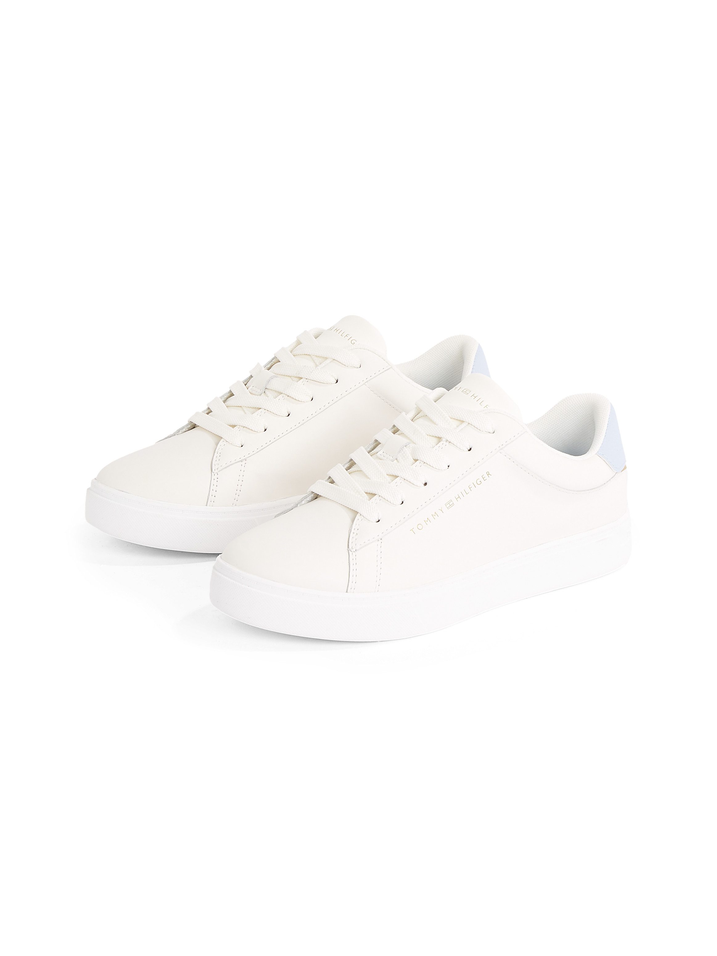 Tommy Hilfiger Plateausneakers ESSENTIAL COURT SNEAKER , vrijetijdsschoen, lage schoen, veterschoen...