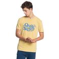 quiksilver t-shirt tall heights geel