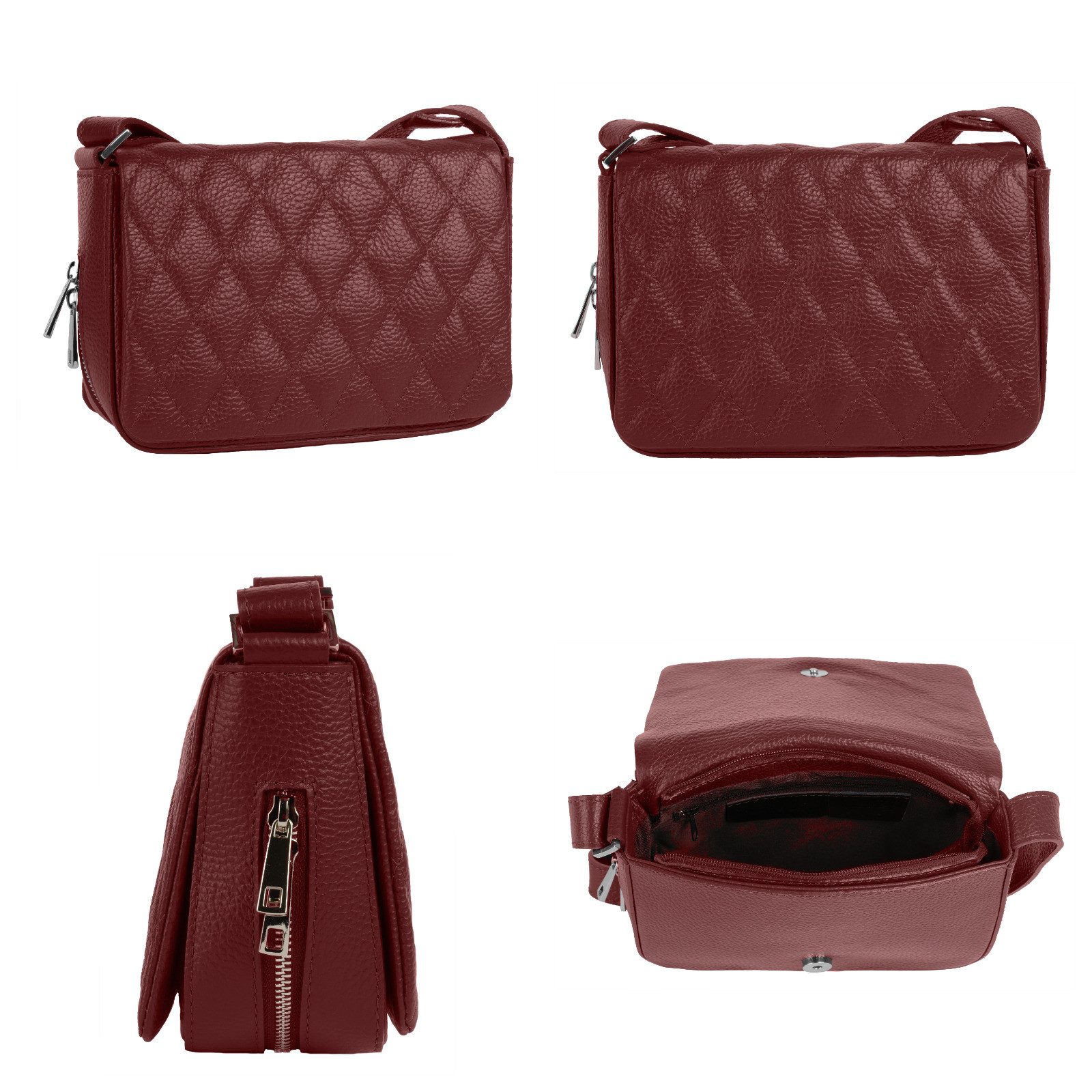 Cluty Tas echt leer, made in italy