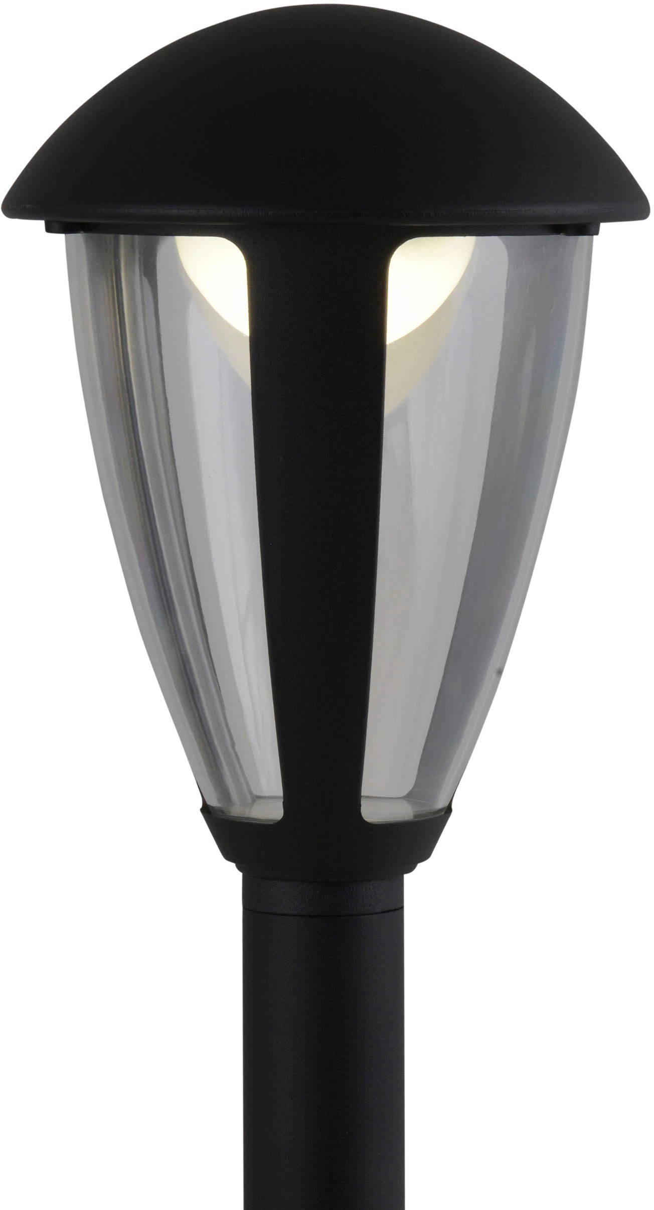 näve Staande ledlamp voor buiten Clint Aluminium zwart kunststof helder incl. 14x led IP44 hoogte 100 cm (1 stuk)
