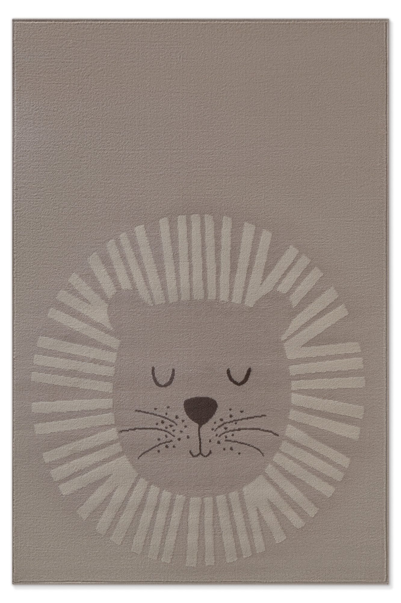 HANSE Home Kindervloerkleed Happy Lion Speeltapijt, stevig, kinderkamer, kortpolig, speelondergrond