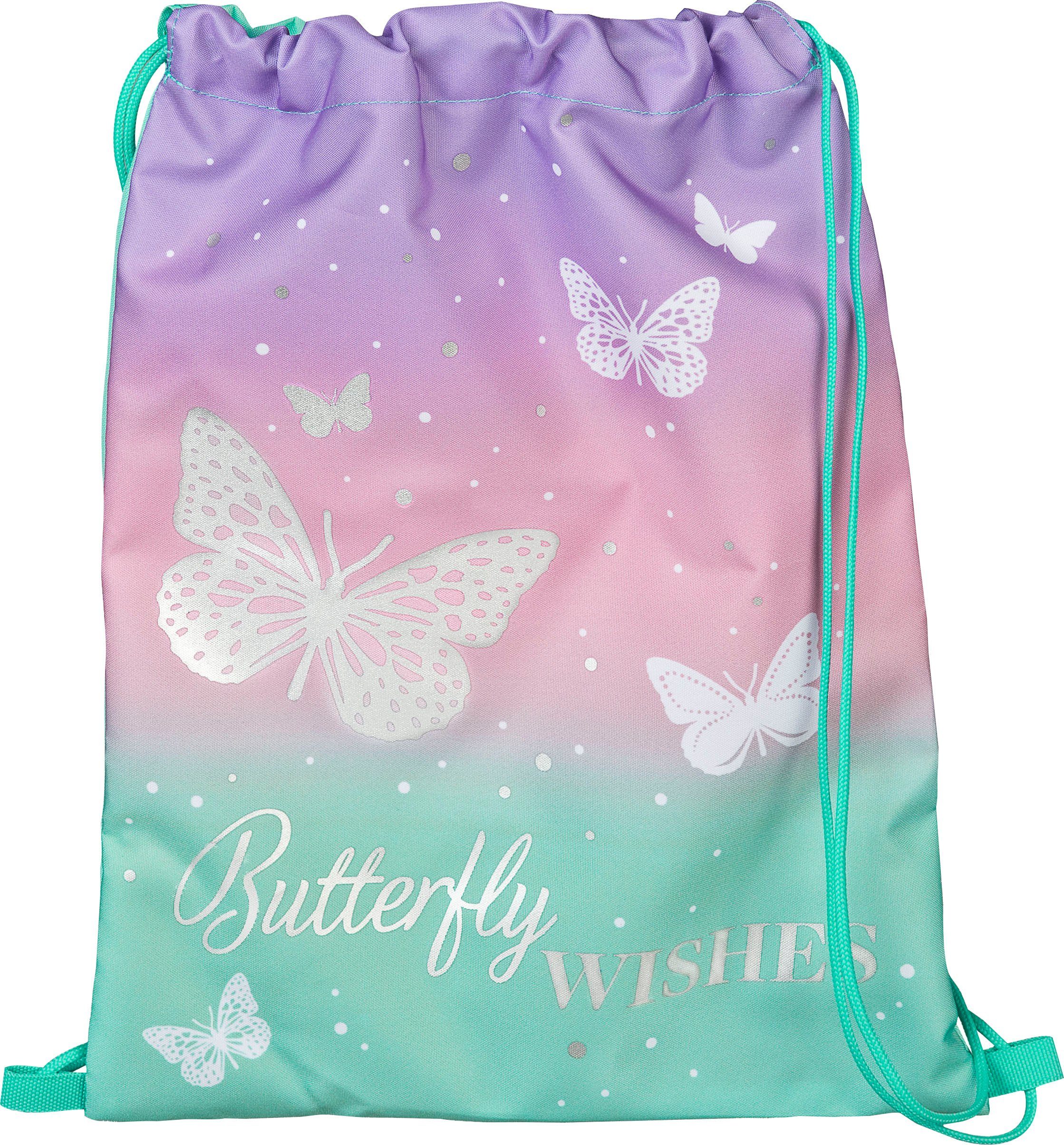 Scooli Schooltas EasyFit, Butterfly Wishes (5-delig)