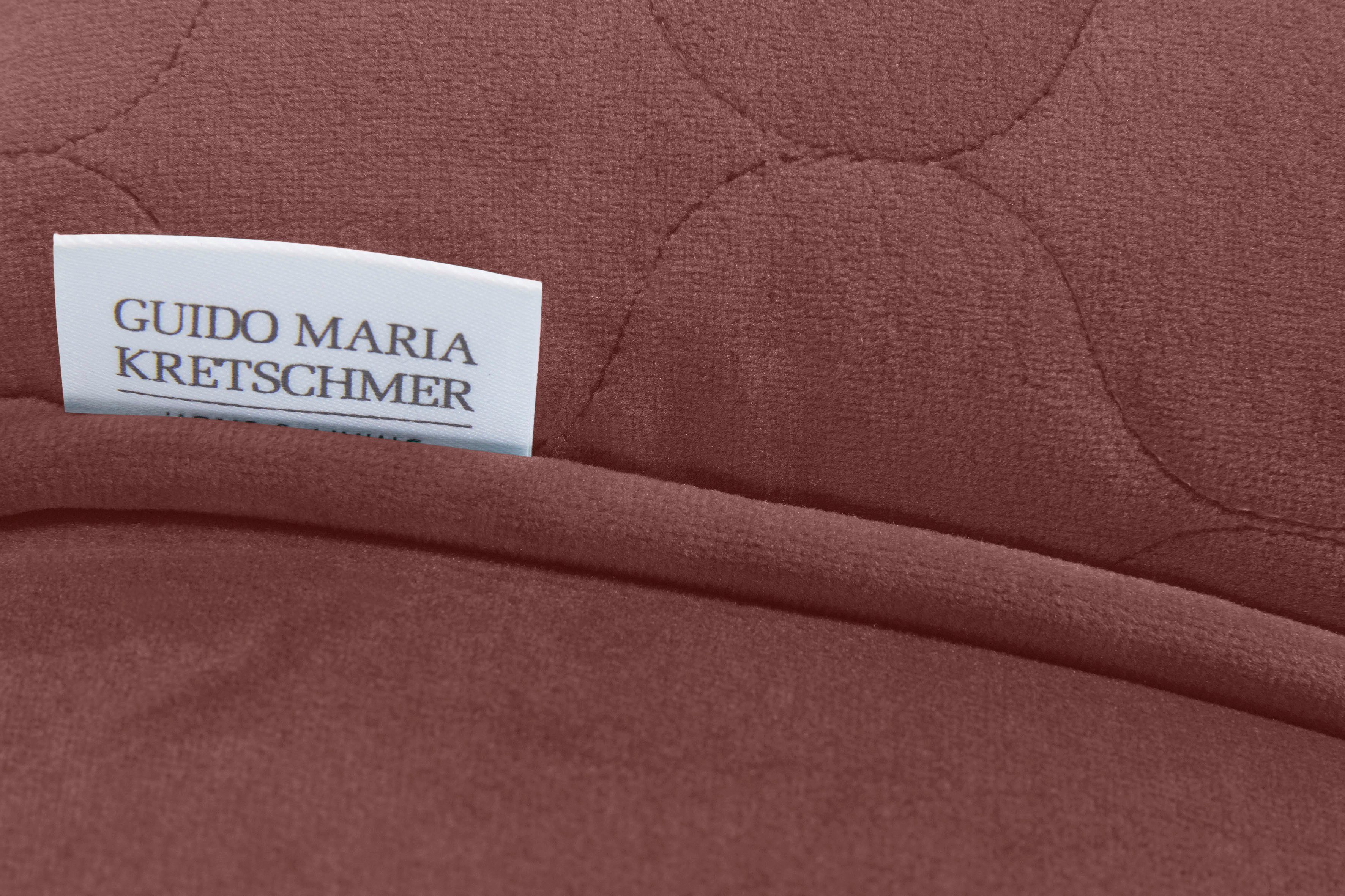 Guido Maria Kretschmer Home&Living Récamier Oradea met elegante stiksels op achterzijde van de rugleuning