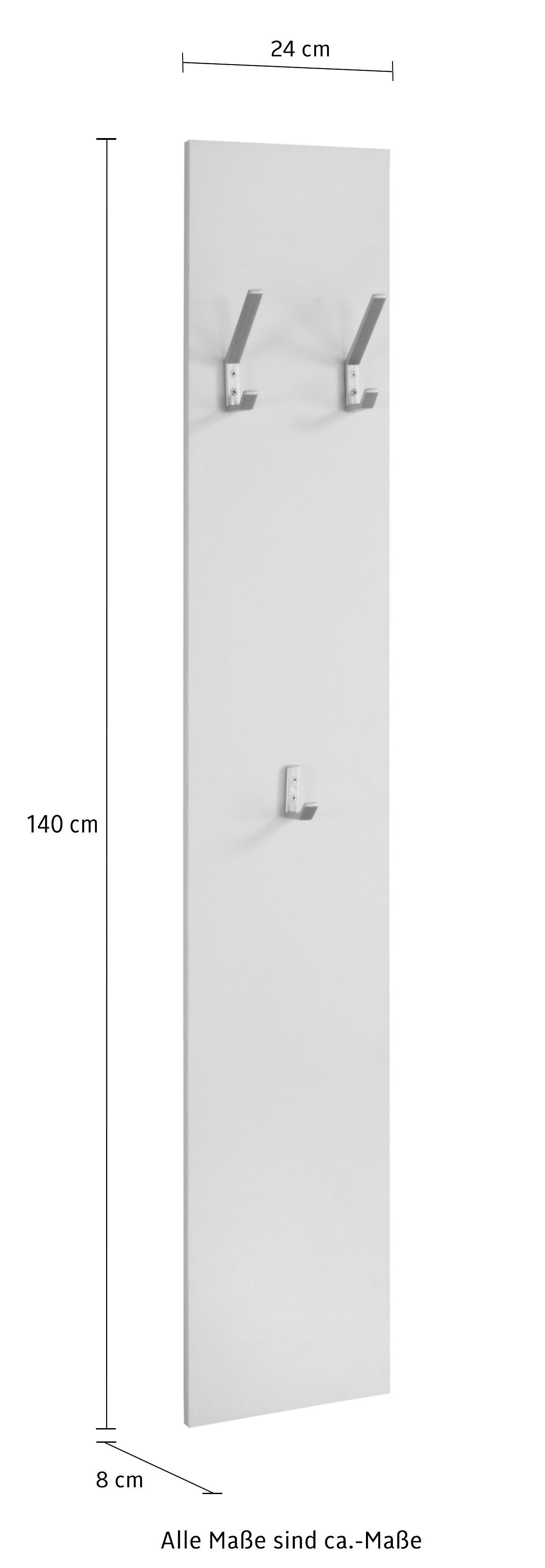 borchardt Möbel Kapstokpaneel Vaasa (2 stuks)