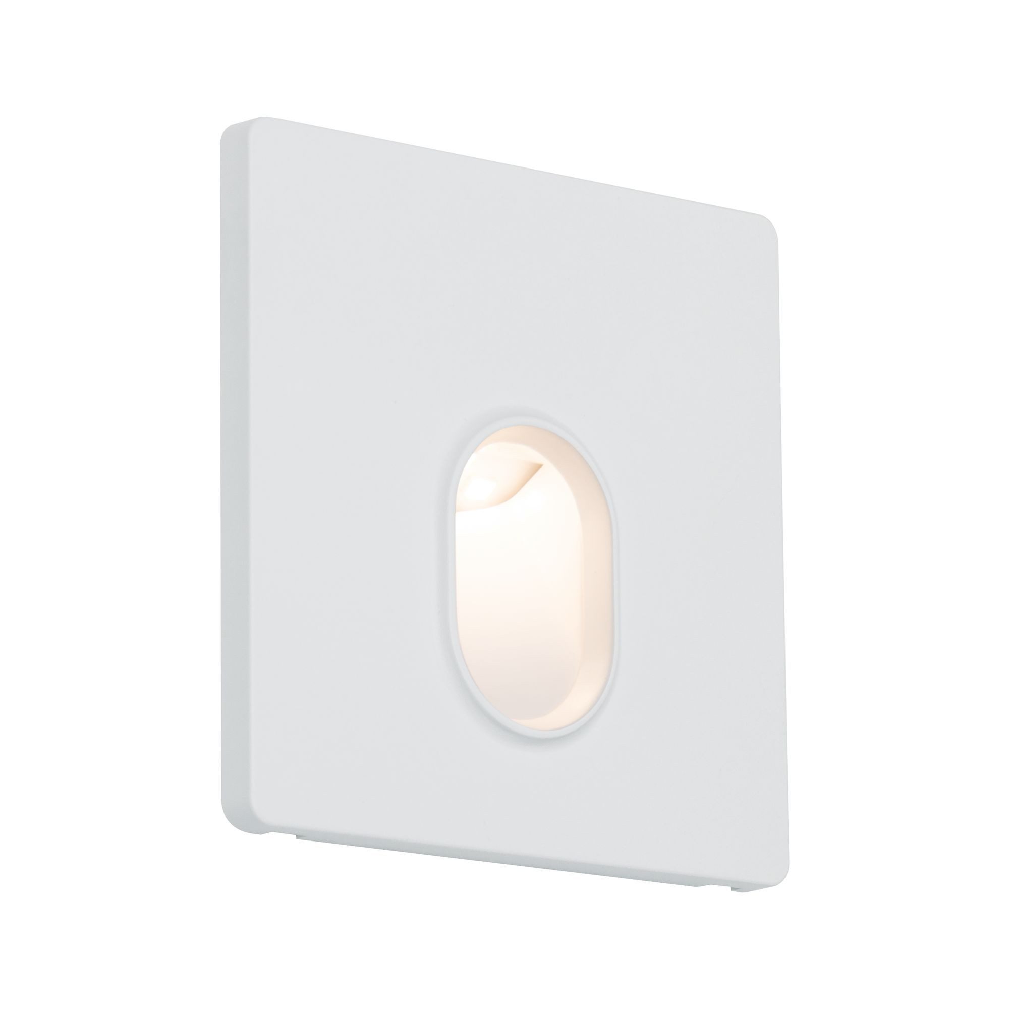 Paulmann Led-wandlamp Inbouwlamp vierkant Wit 1,7W (1 stuk)