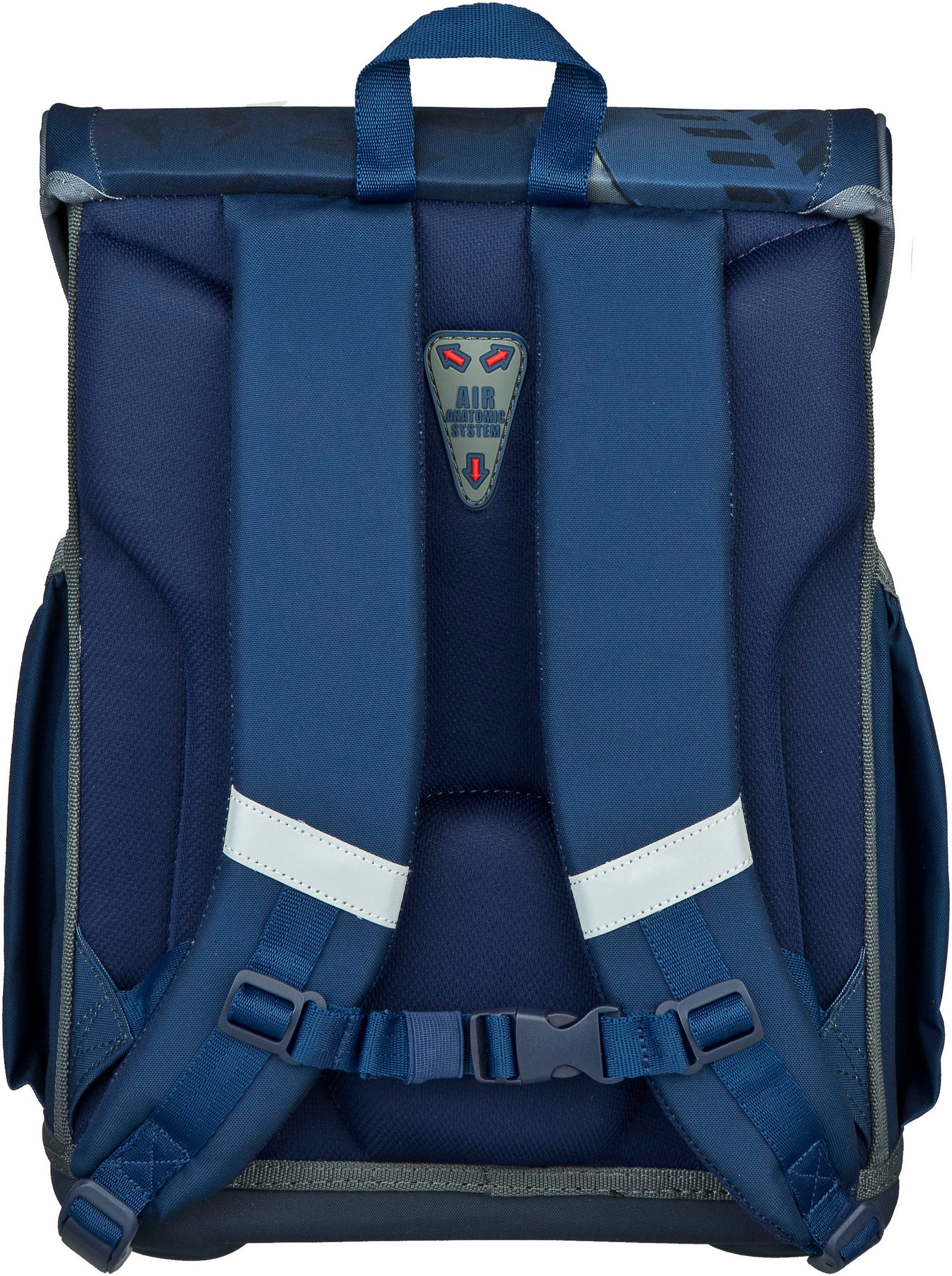 UNDERCOVER Schooltas Curve, Tractor (set, 4-delig, Schooltas, pennenetui, gymtas, portemonnee)