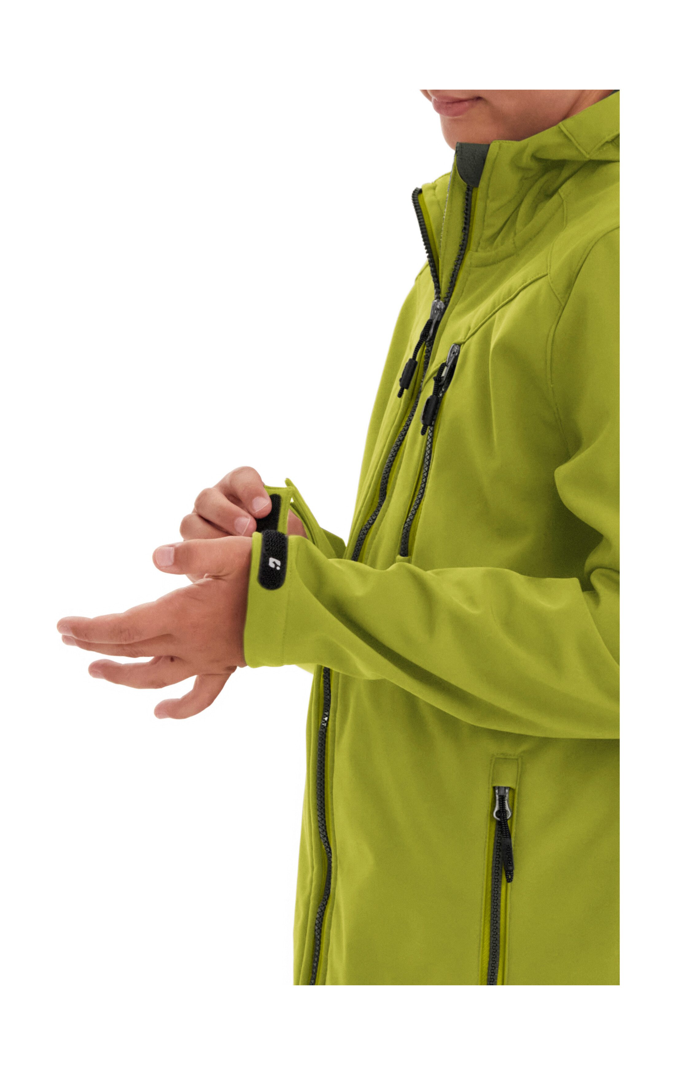 Killtec Softshell-jack Boys softshell-jack Waterafstotende softshelljack met capuchon, fleece en PFAs-vrij