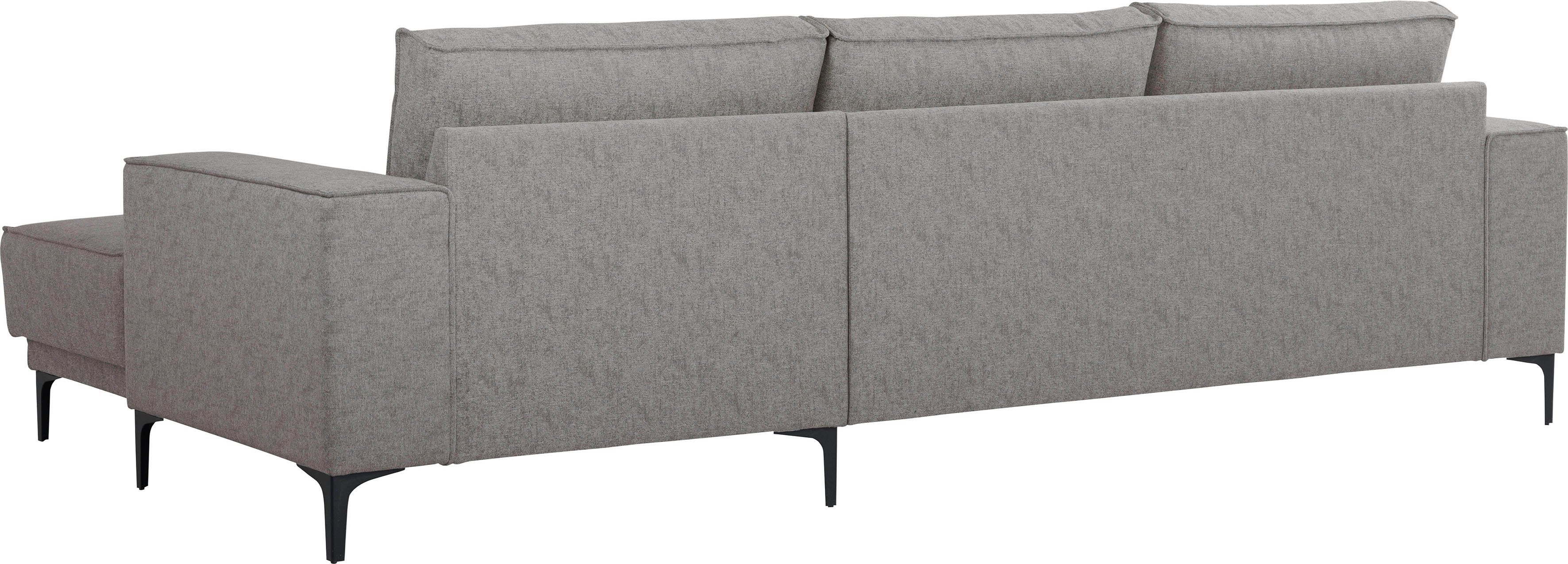 Places of Style Hoekbank Oland, structuur, platweefsel, luxe microvezel, bouclé