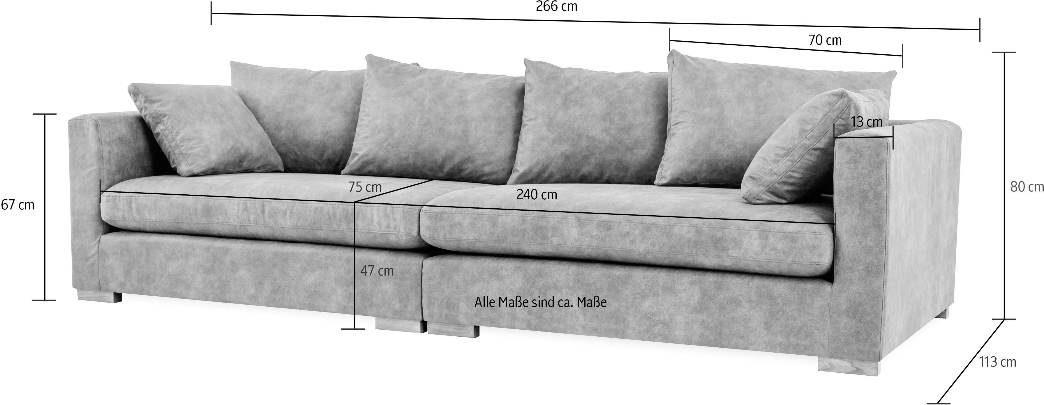 Guido Maria Kretschmer Home&Living Megabank Arles extra diepe zitting, verkrijgbaar in verschillende typen bekleding