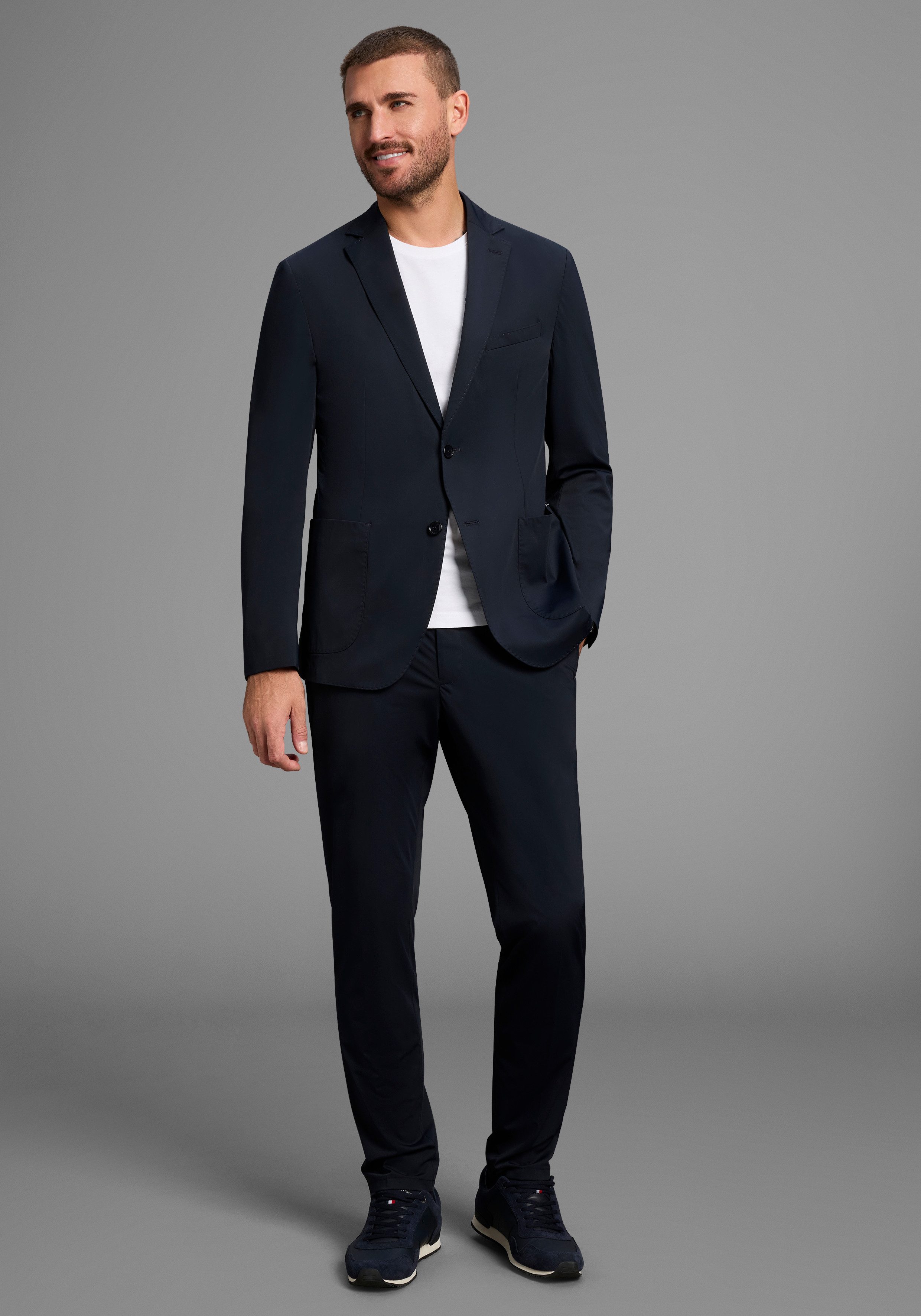 Bruno Banani Pak Packable Suit perfect voor reizen! altijd top gestyled zonder kreukels (2-delig)
