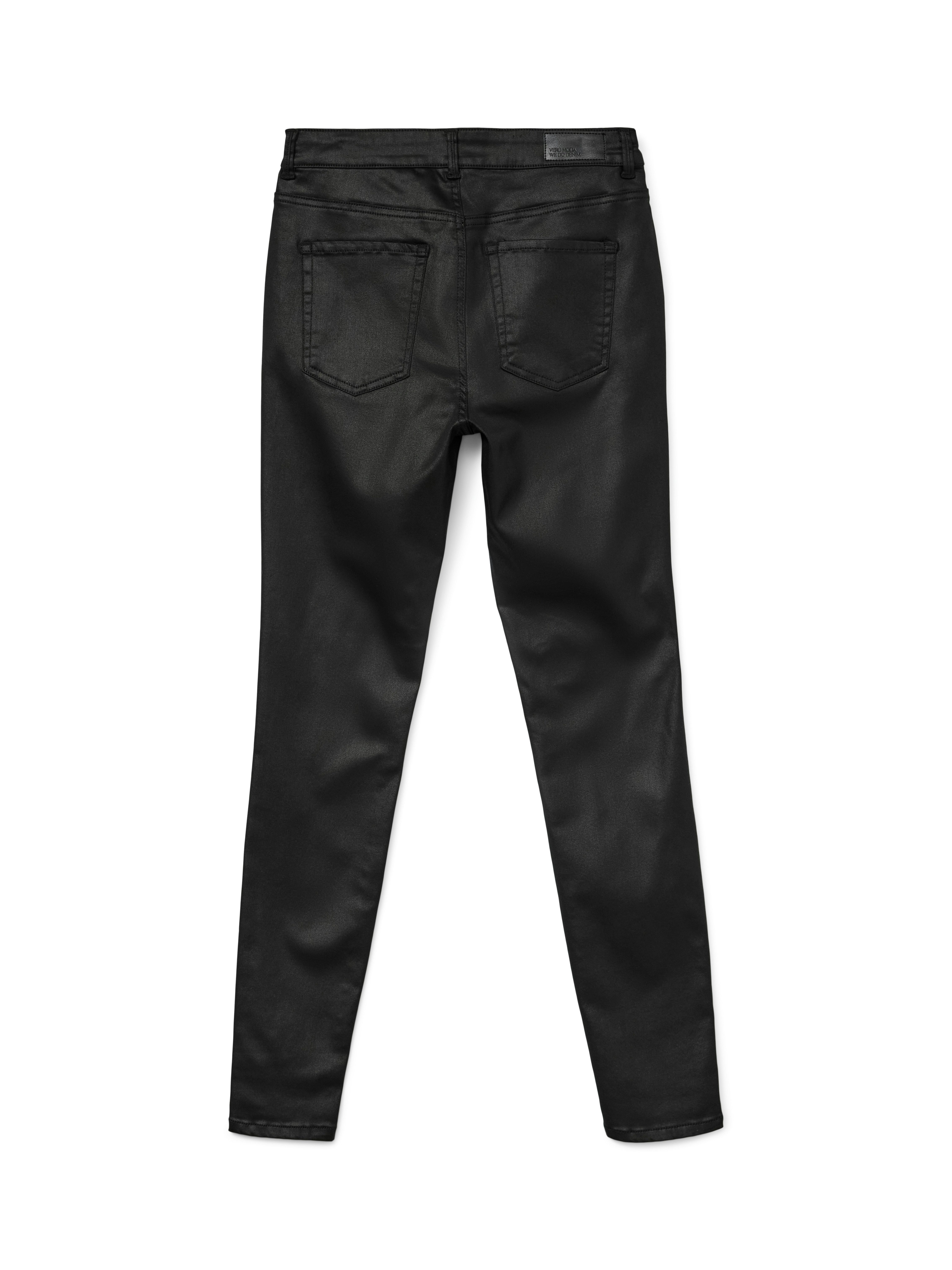 Vero Moda Skinny fit jeans VMFLASH MR SKINNY COATED PANTS NOOS