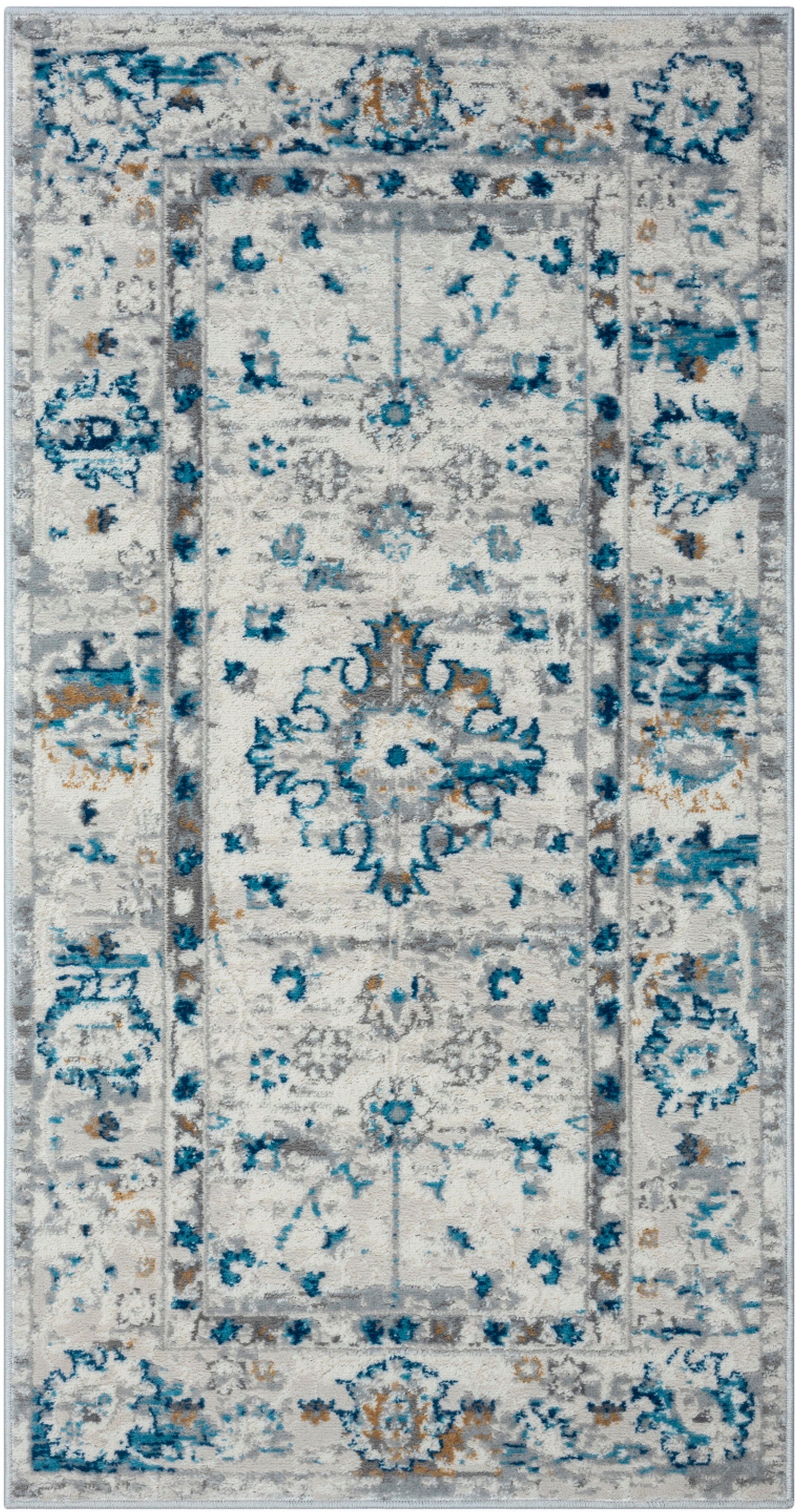 Myflair Möbel & Accessoires Vloerkleed My Heriz 3 Kortpolig, klassiek oosters ontwerp, bijzonder zacht door microvezel