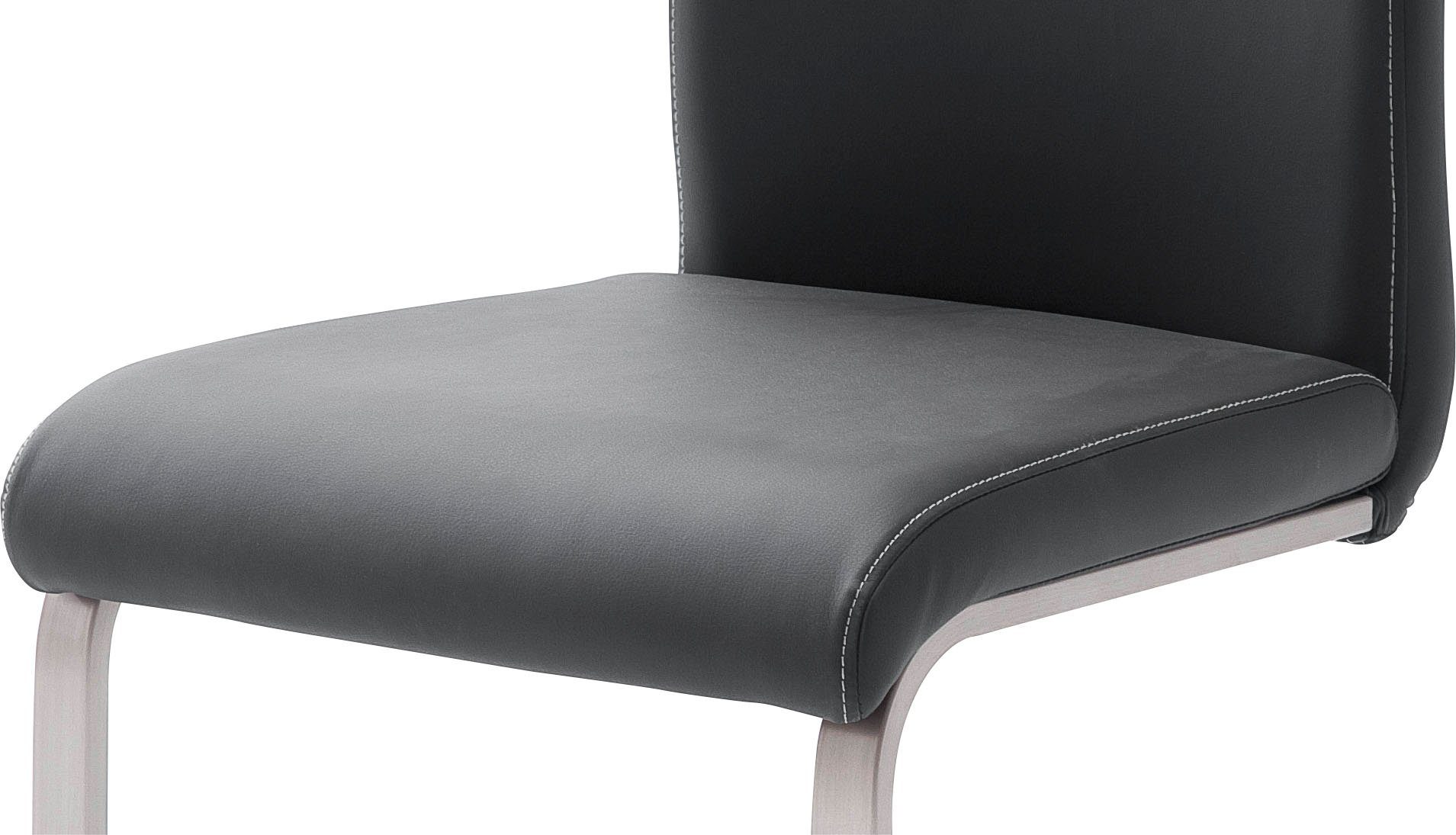 MCA furniture Vrijdragende stoel Paulo 1 Stoel belastbaar tot 120 kg (set, 4 stuks)