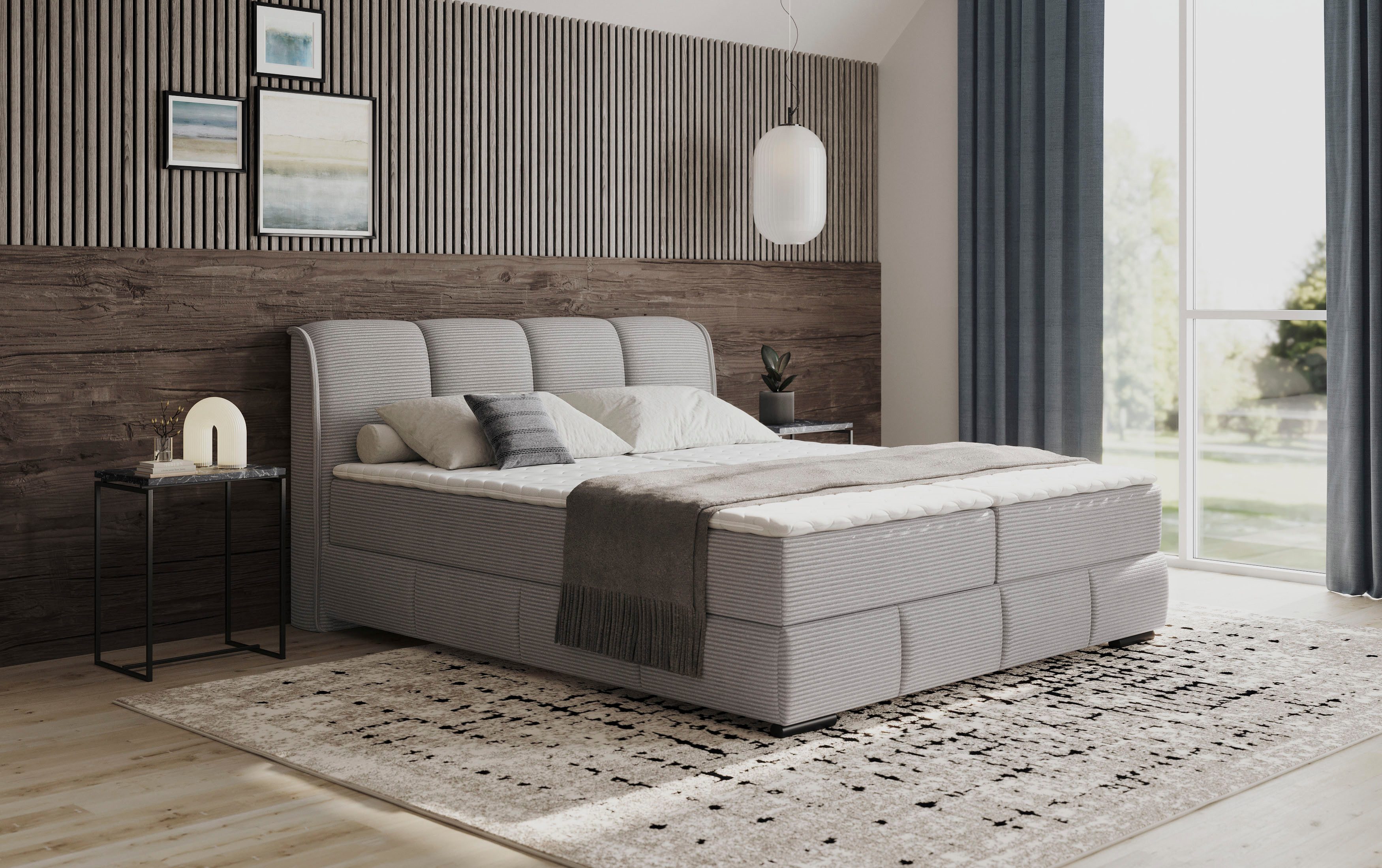 INOSIGN Boxspring Bethany met bedkist, incl. matras Topmatras en sierkussen, in verschillende hardheden beschikbaar