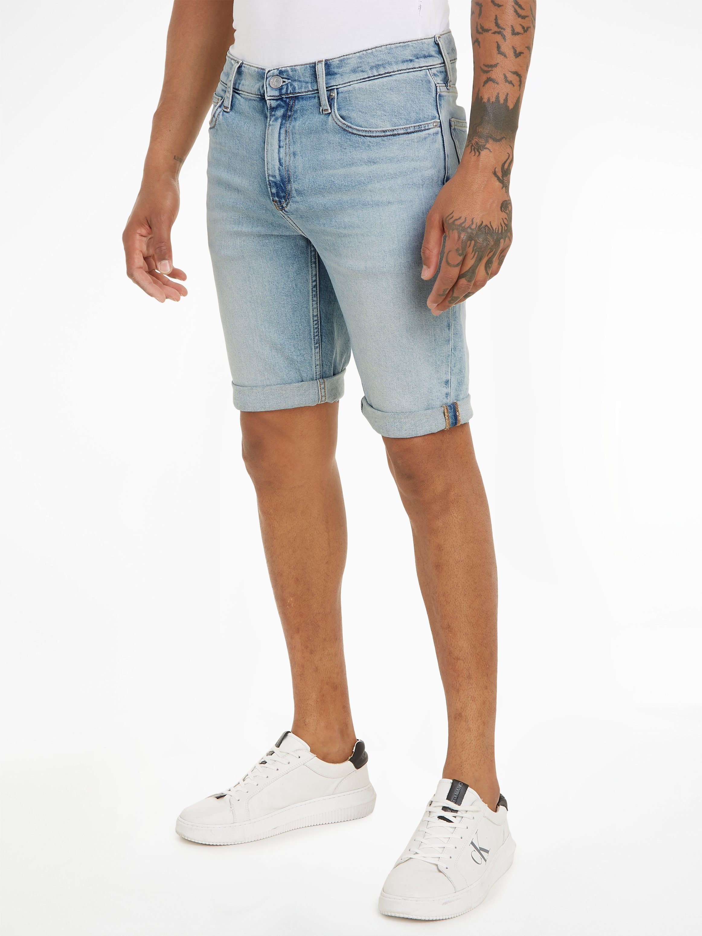 Calvin Klein Jeansshort SLIM SHORT in een klassiek 5-pocketsmodel