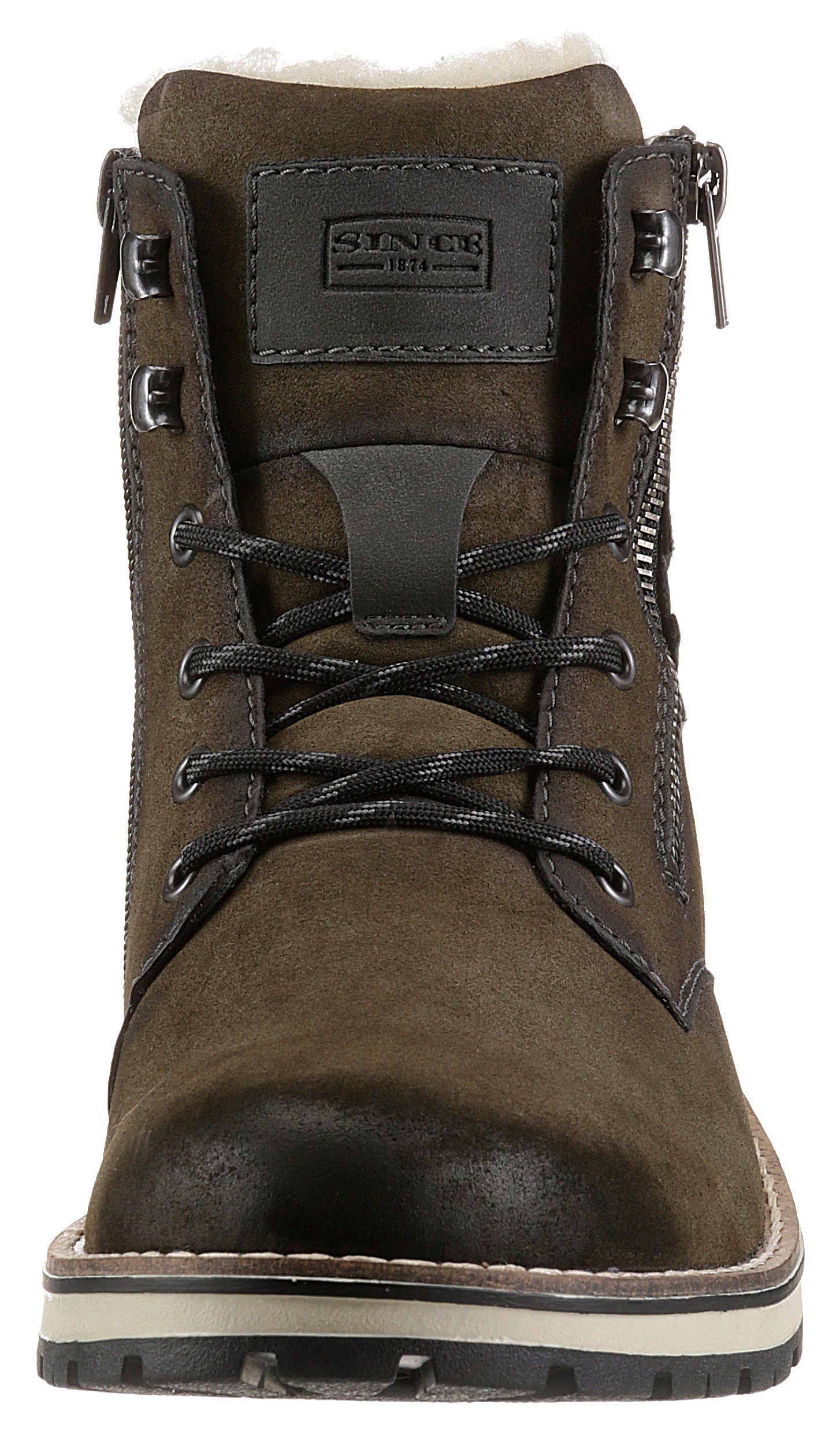 Rieker Winterlaarzen met comfortabele rieker tex-uitrusting, vrijetijdsschoen, veterschoen