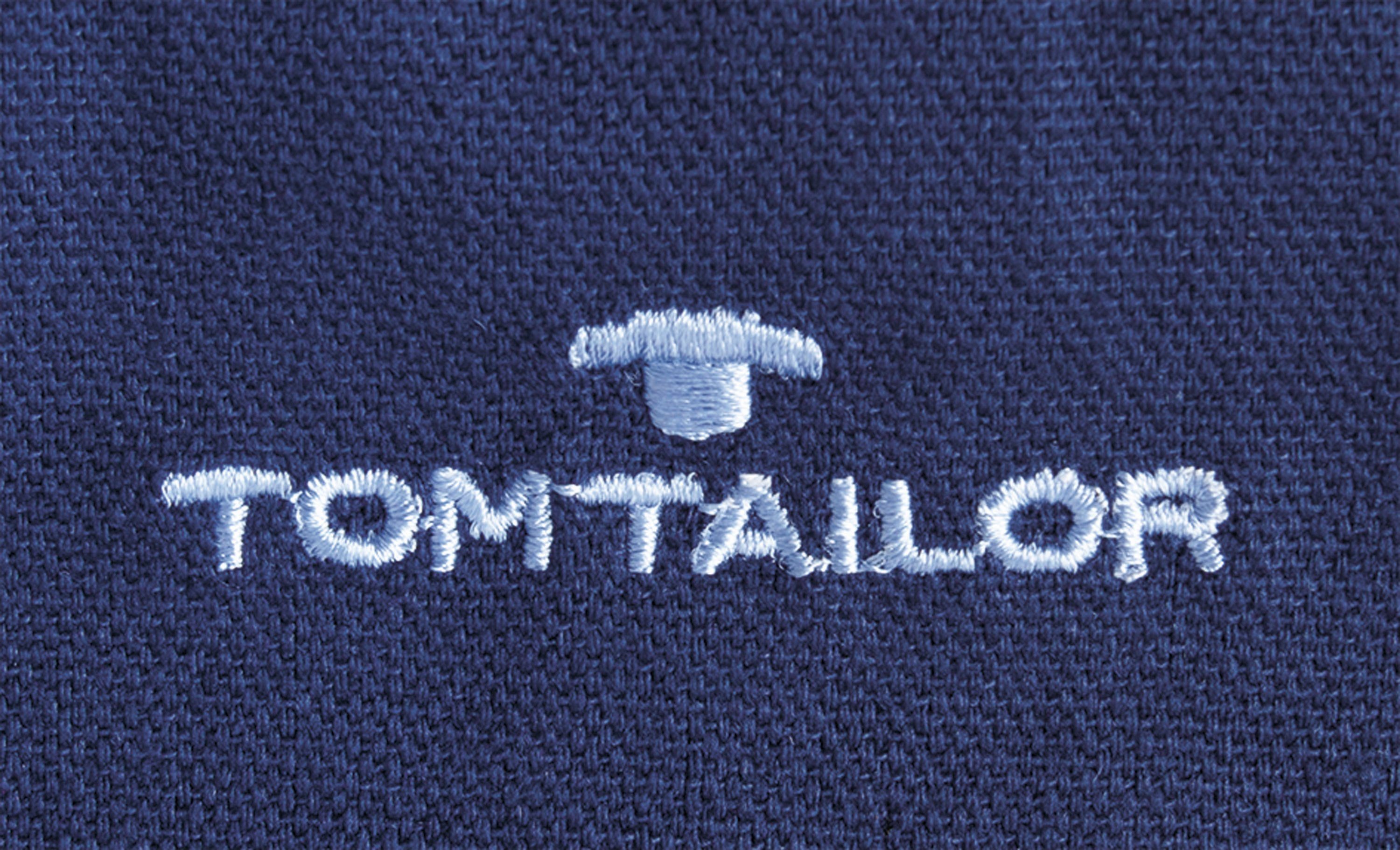 TOM TAILOR HOME Sierkussen Dove Signature met paspel, kussenovertrek zonder vulling(1 stuk)