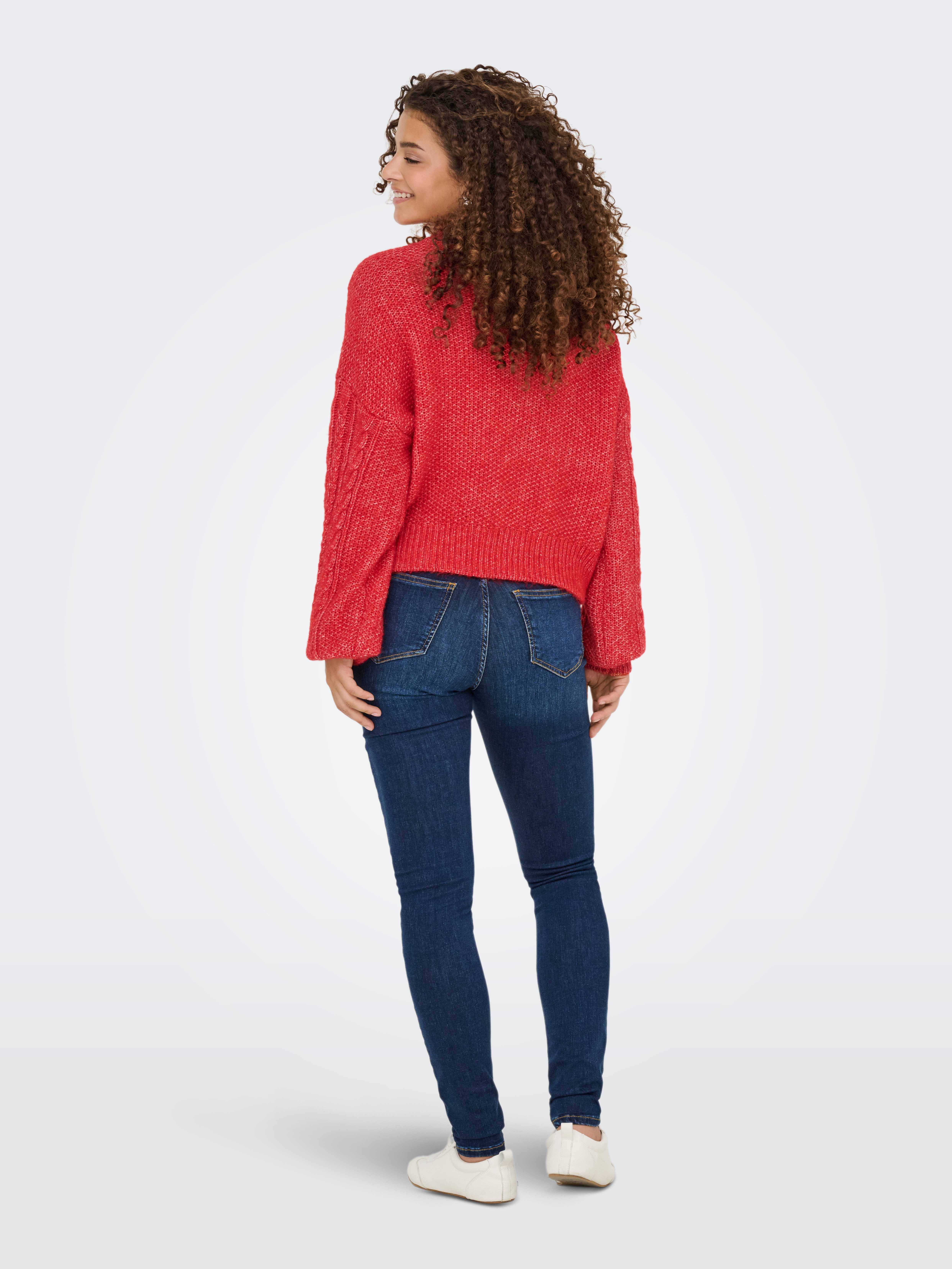 Only Trui met staande kraag ONLIDA LIFE LS HIGH NECK KNT