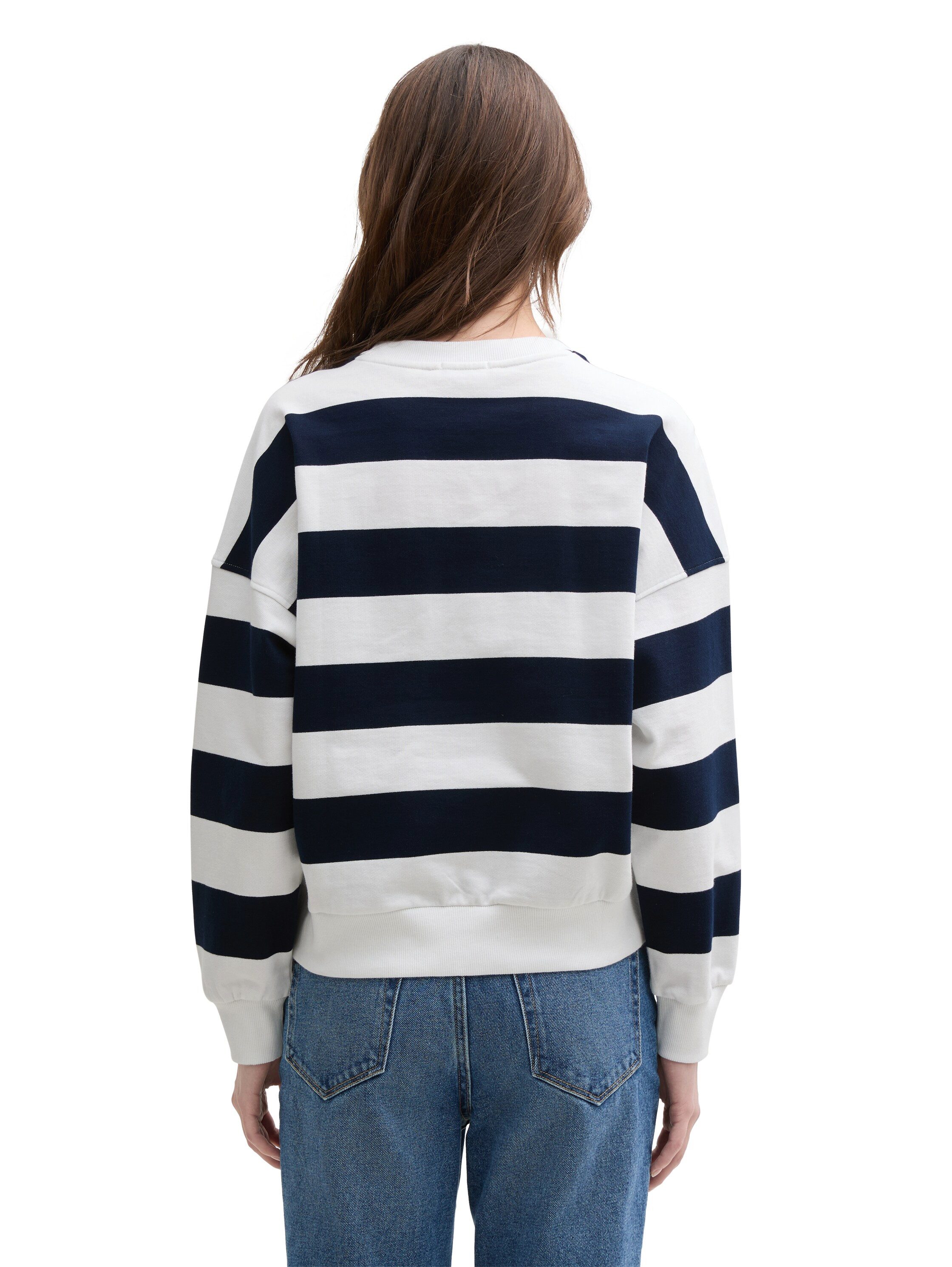 Tom Tailor Denim Sweatshirt van zacht katoen