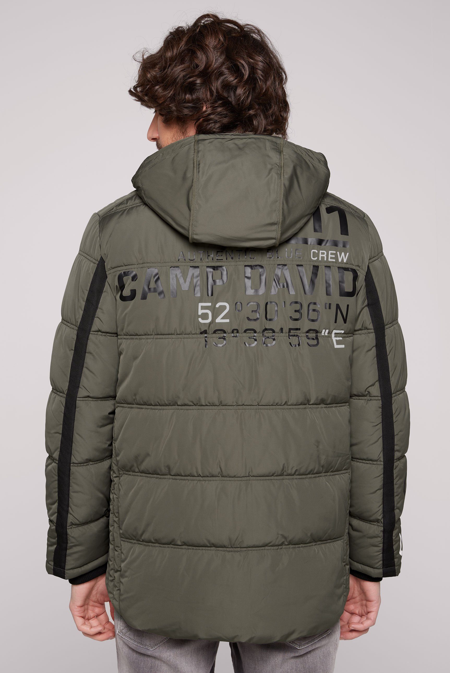 CAMP DAVID Outdoorjack met windbreaker-boord in de mouw