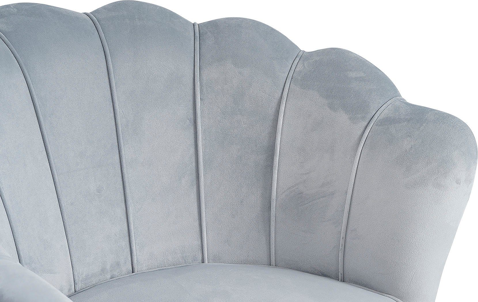 SalesFever Loungestoel Clam opvallend schelpdesign