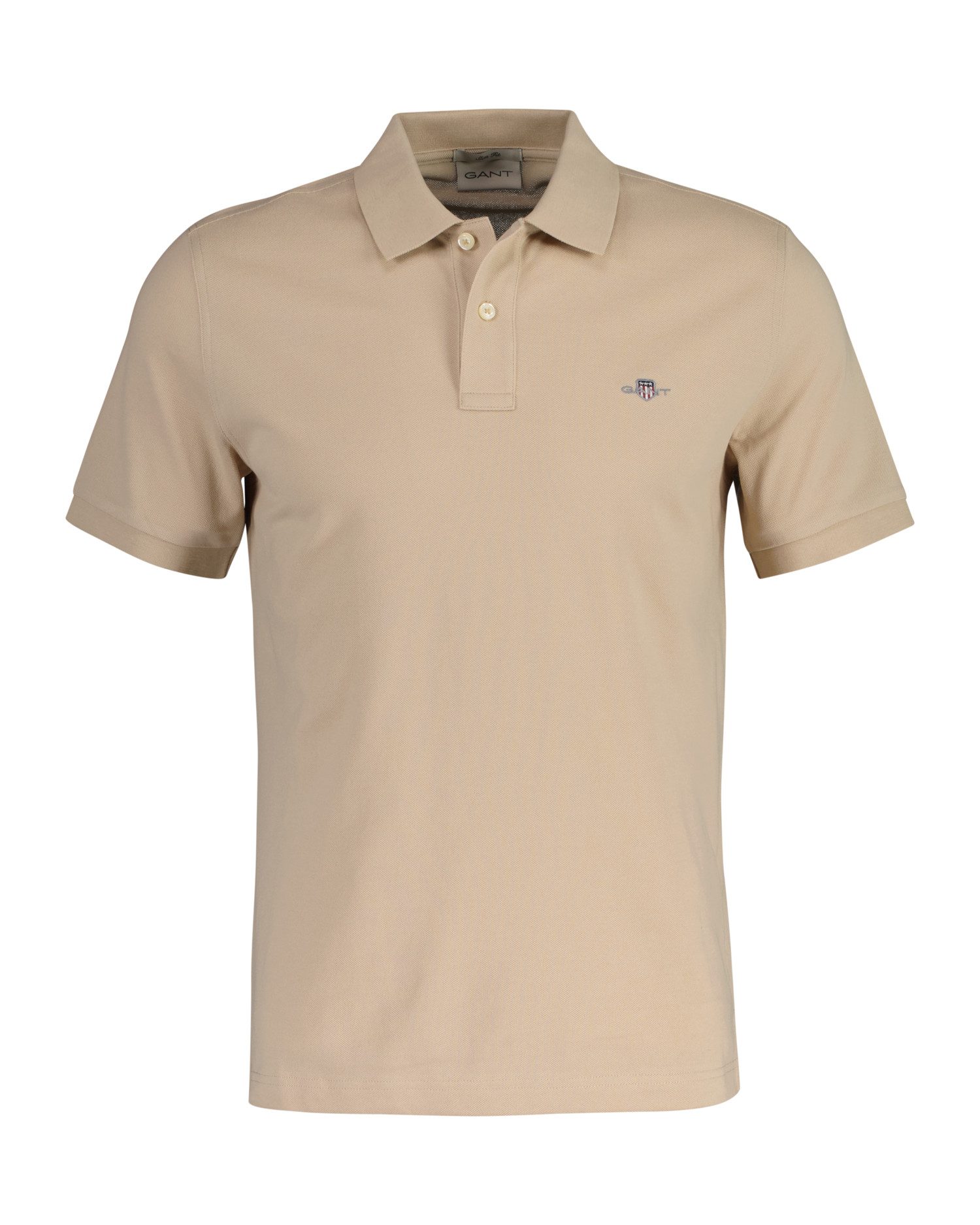 Gant Poloshirt SLIM ORIGINAL PIQUE SS RUGGER met logoborduursel op borsthoogte