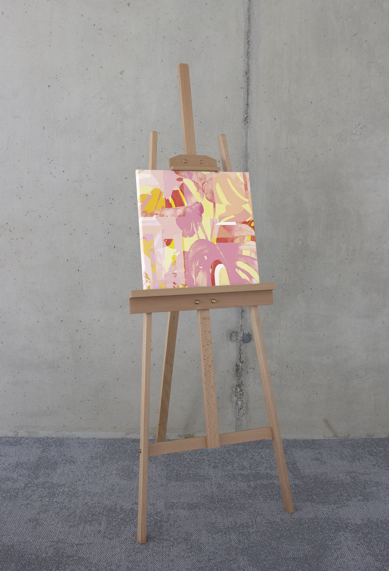 Komar Artprint op linnen Summer Party - Afmeting 40 x 40 cm (1 stuk)