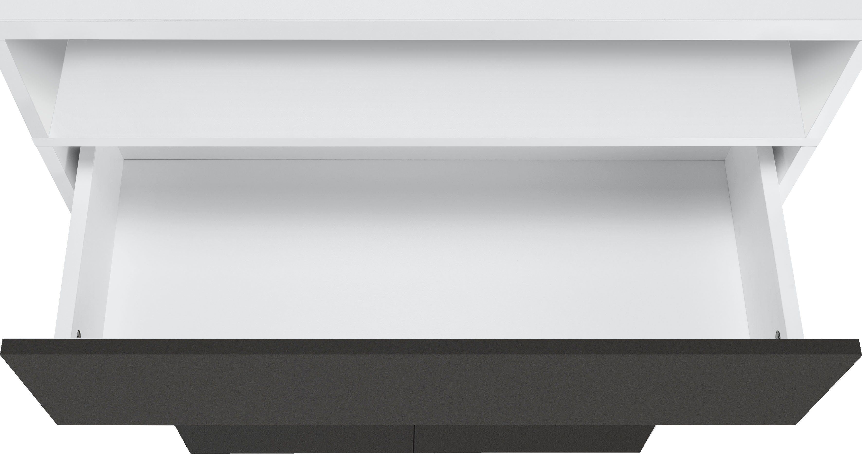 welltime Halfhoge kast Stian met 2 planken achter de deurenset, breedte 60 cm, hoogte 120,5 cm