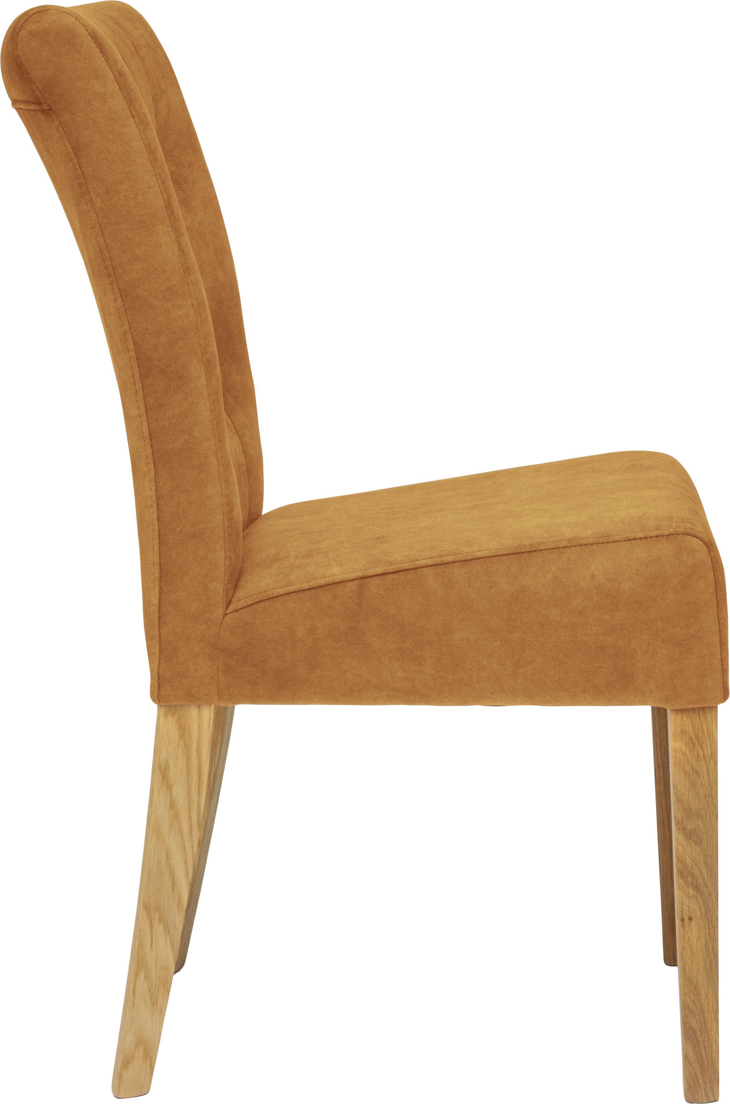 Home affaire Stoel Queen Eetkamerstoel met capitonnage, set van 2, 4 of 6