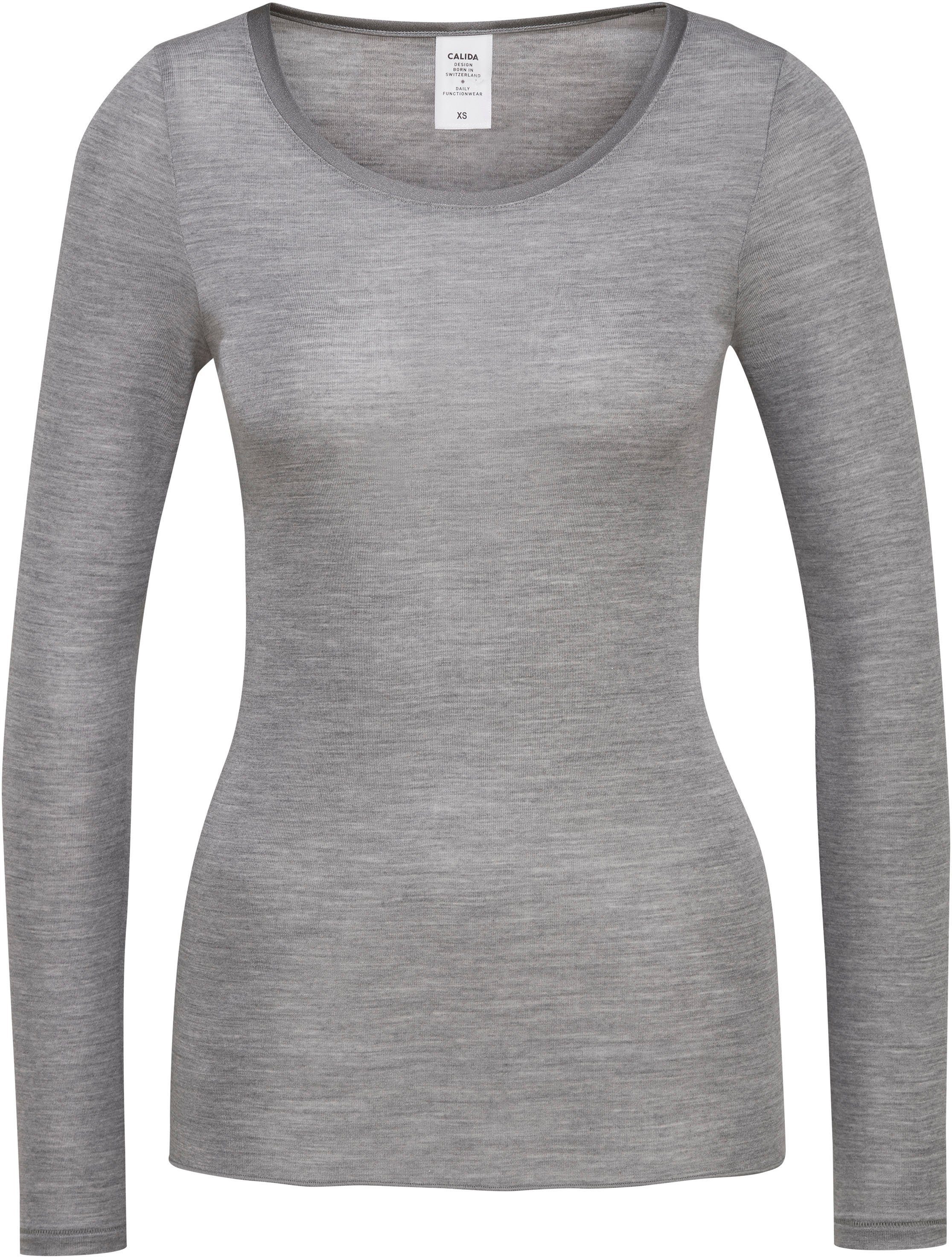 CALIDA Shirt met lange mouwen True Confidence met een ronde hals