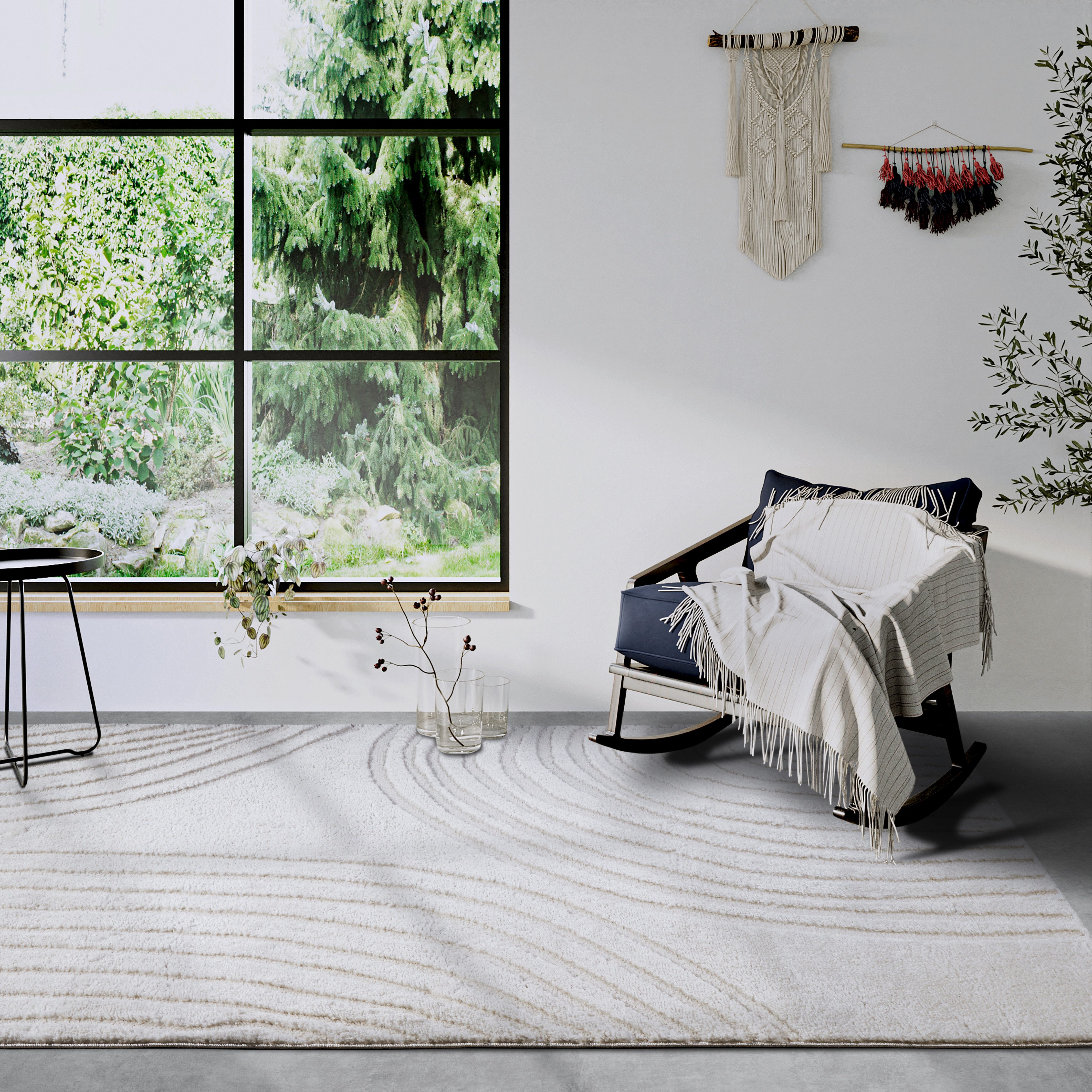 ELLE DECORATION Design-vloerkleed Pigment Hoogpolig, shaggy, loper, zacht, langpolig, modern, hoog-laag effect