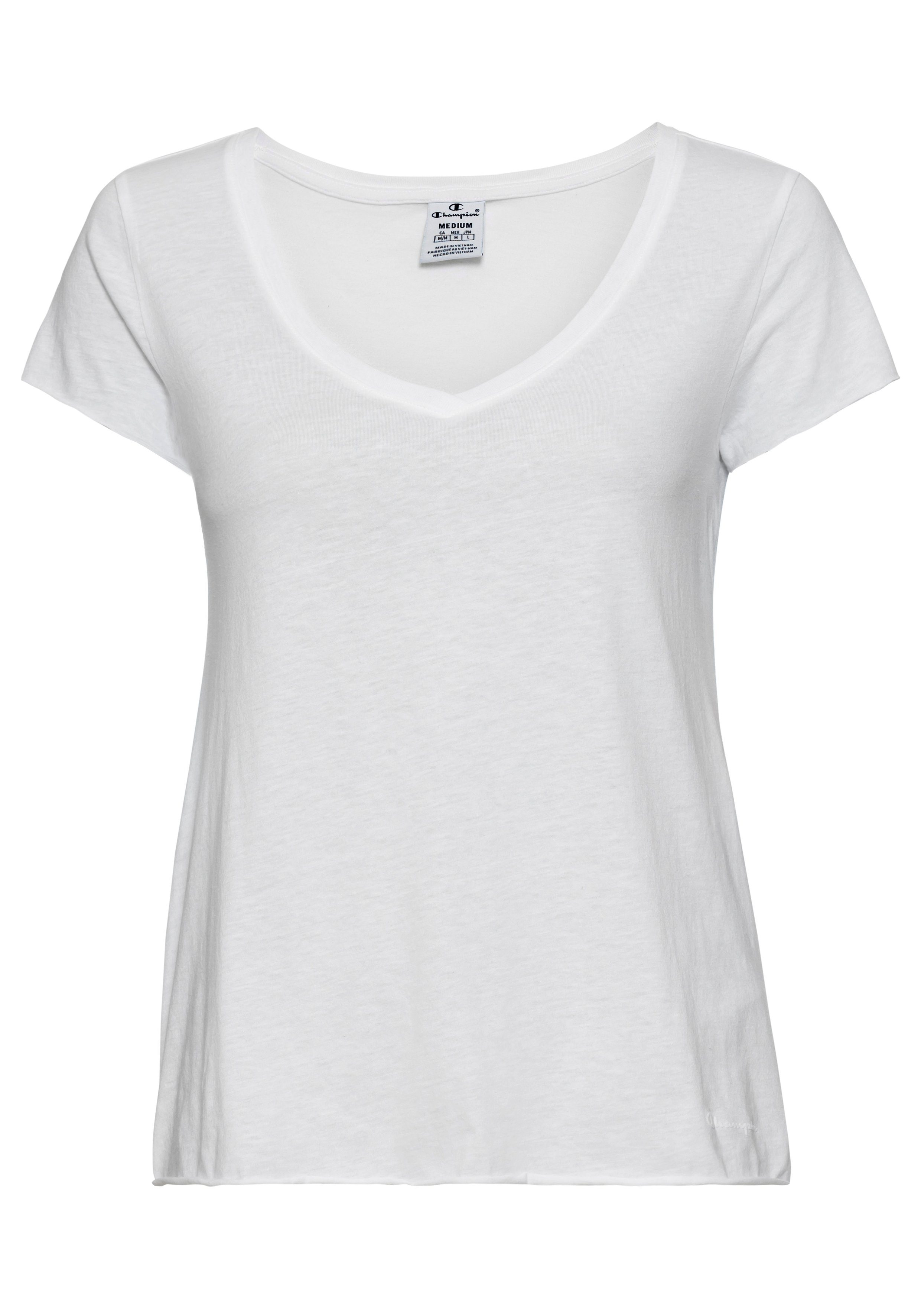 Champion T-shirt Minimal Resort Flared V-Neck T-Shirt dames tops maat XS (34) wit