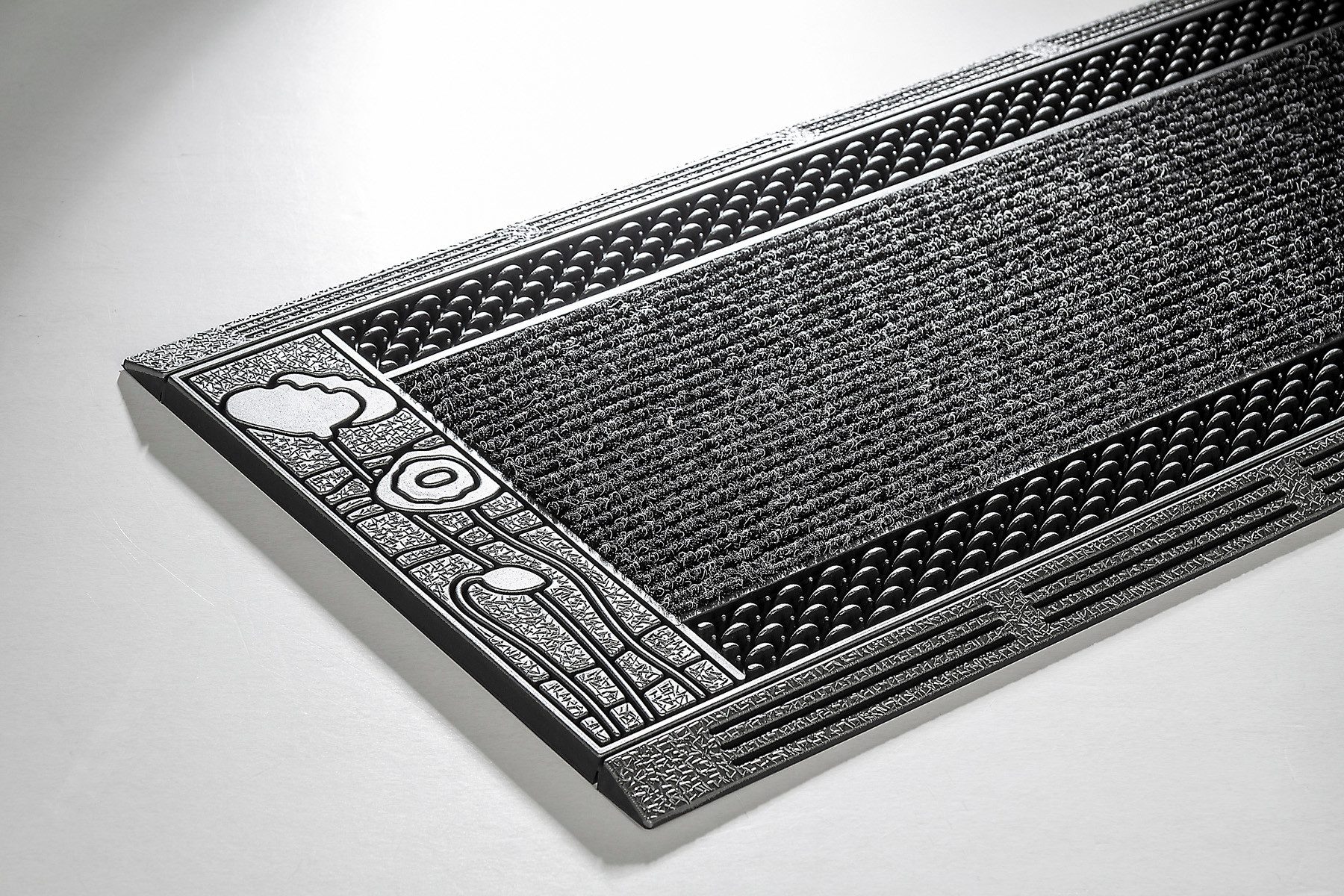 Home2Fashion Mat CenterClean XL smalle inloopmat, slijtvast, geschikt voor binnen en buiten