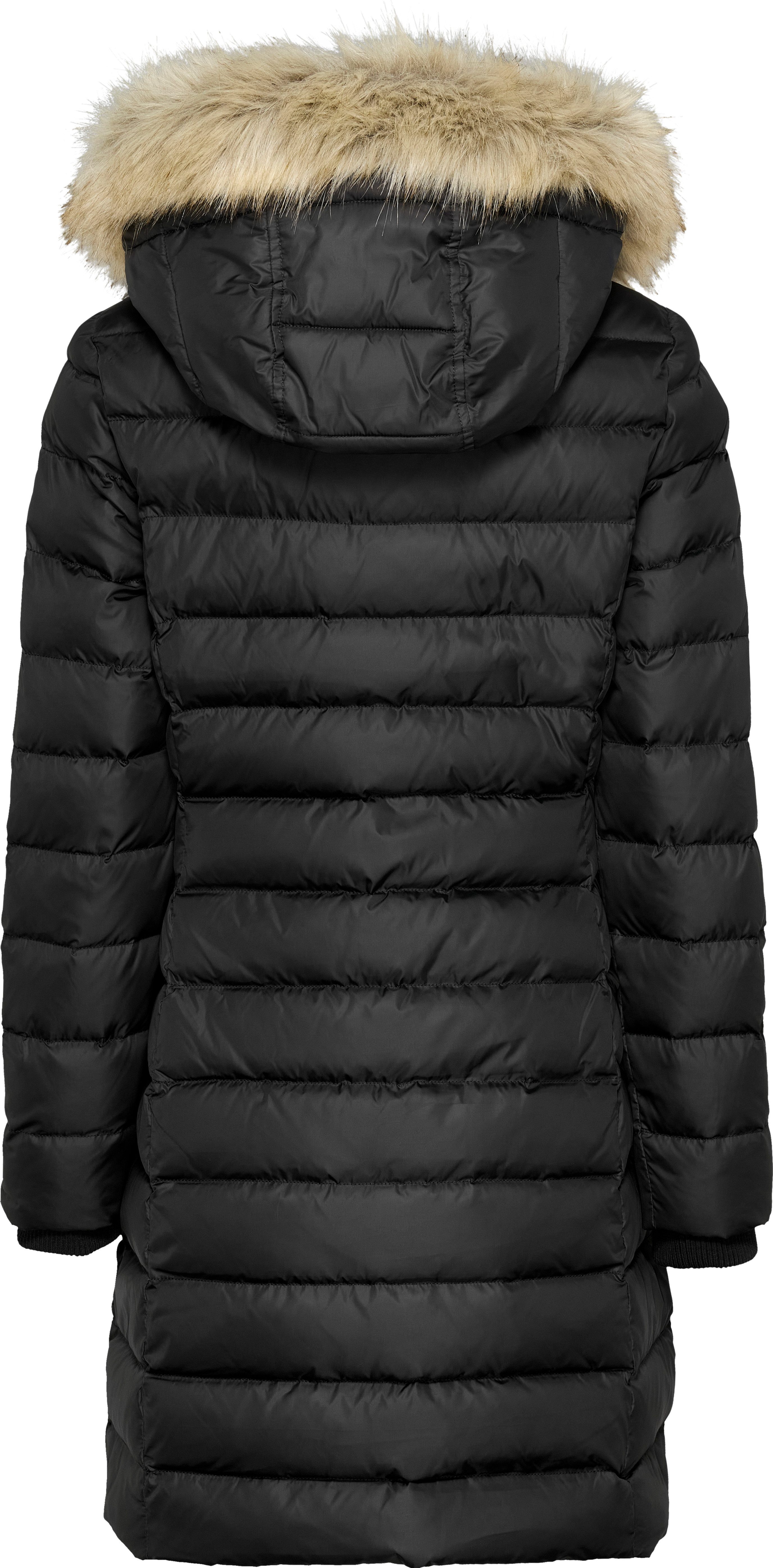 TOMMY JEANS Gewatteerde jas TJW ESSENTIAL HOODED DOWN COAT