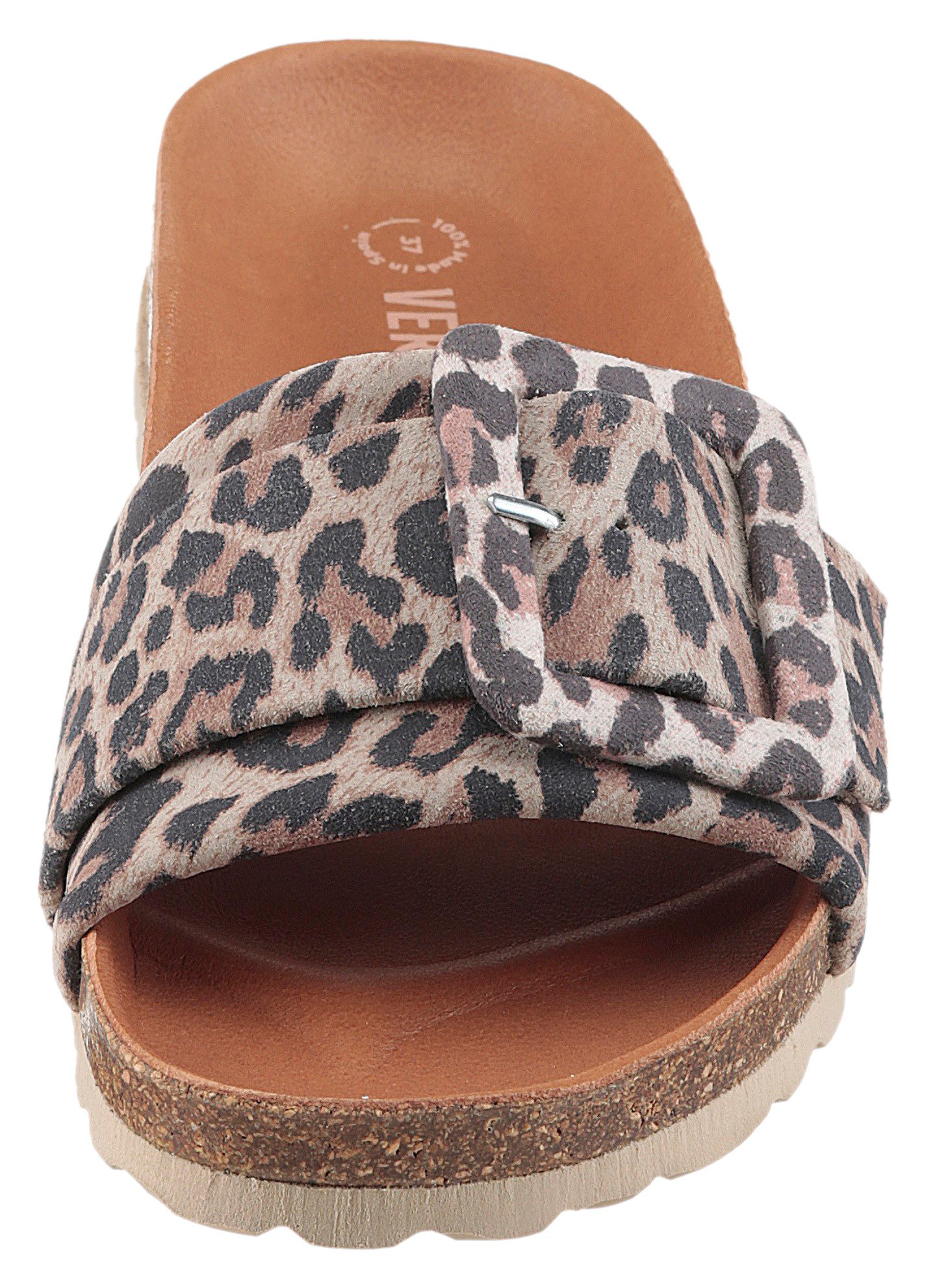 VERBENAS Slippers Reiko Leopardo Grande zomerschoen, slippers geschikt voor strand- en zwemuitstapjes