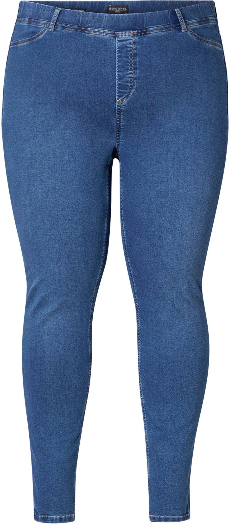 Base Level Curvy Jeggings TESSA met gesuggereerde insteekzakken en stretchpercentage