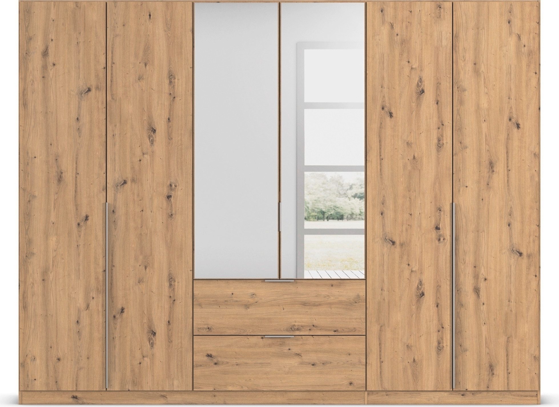 rauch Draaideurkast Kledingkast kast garderobe AGORDO met decor- of hoogglansfront