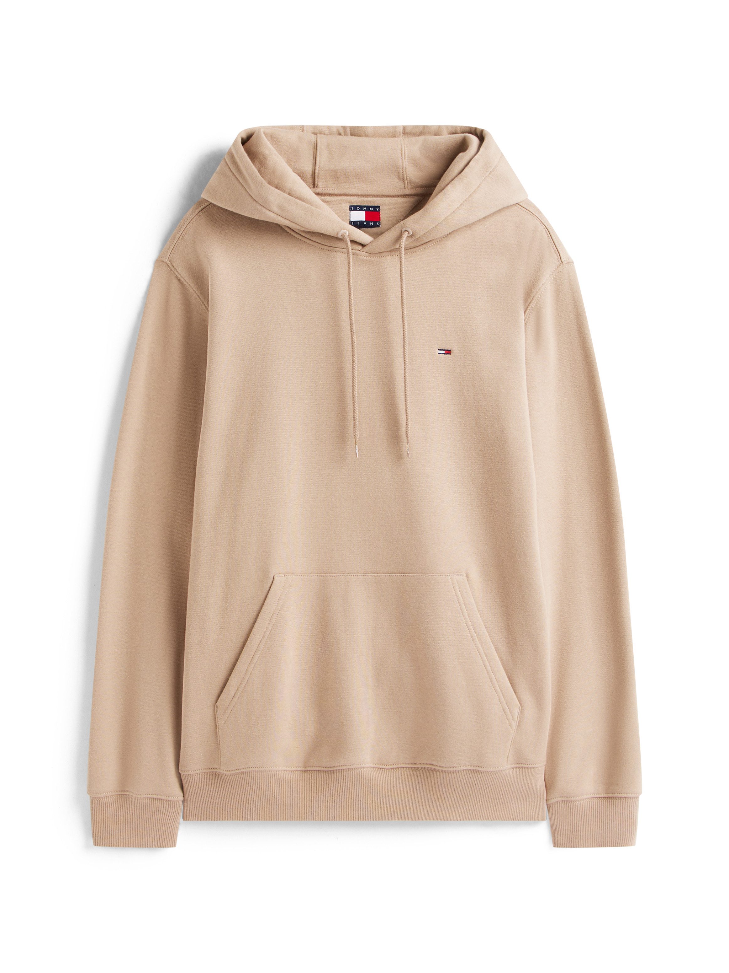 TOMMY JEANS Sweatshirt TJM REG S FLAG HOODIE met geborduurd merklogo op borsthoogte