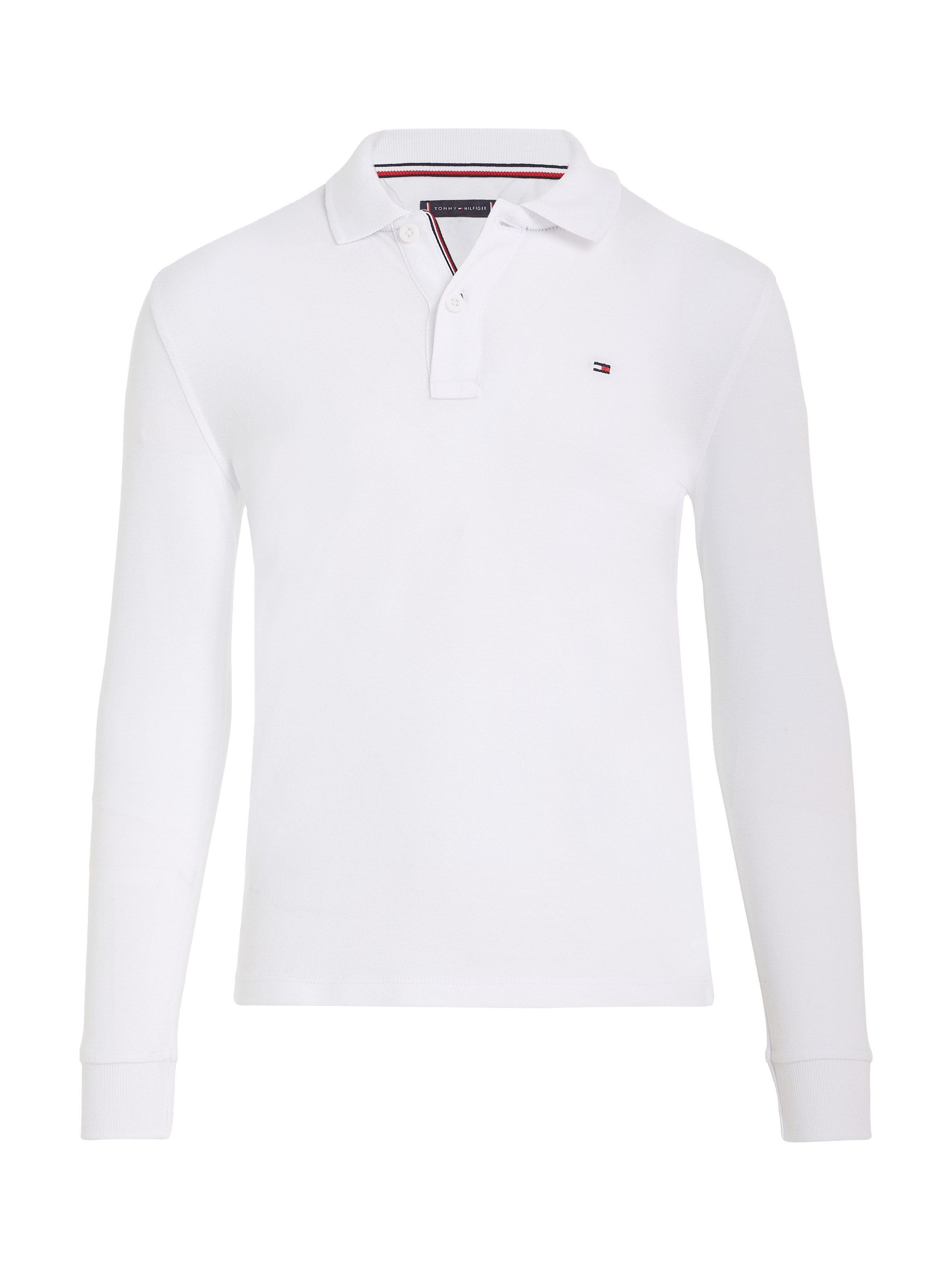 Tommy Hilfiger Poloshirt REG POLO LS met geborduurd logo