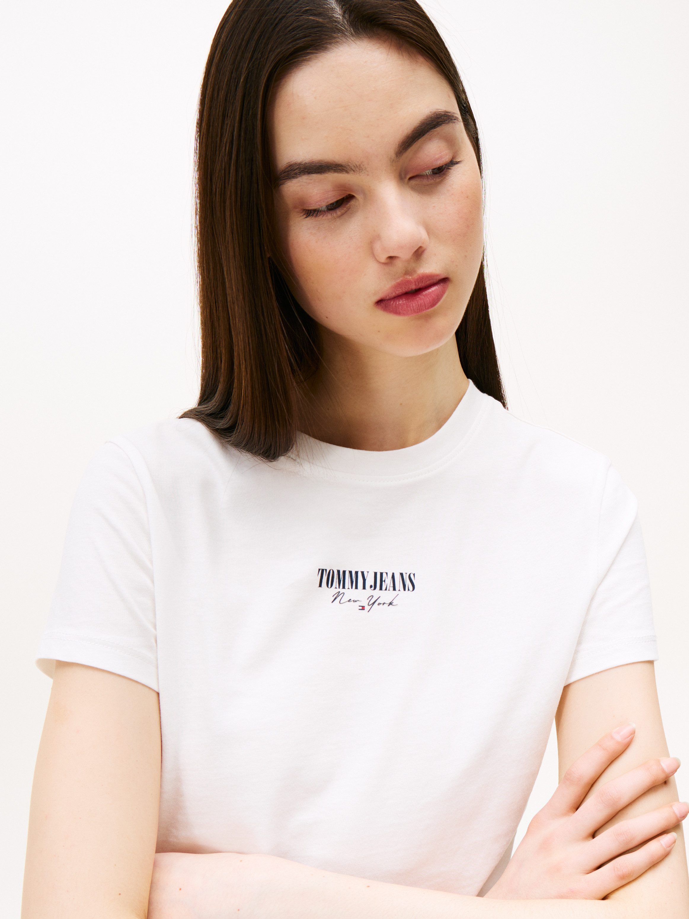TOMMY JEANS Shirt met korte mouwen TJW 2PACK ESSENTIAL LOGO 2 TEE (set, 2-delig)