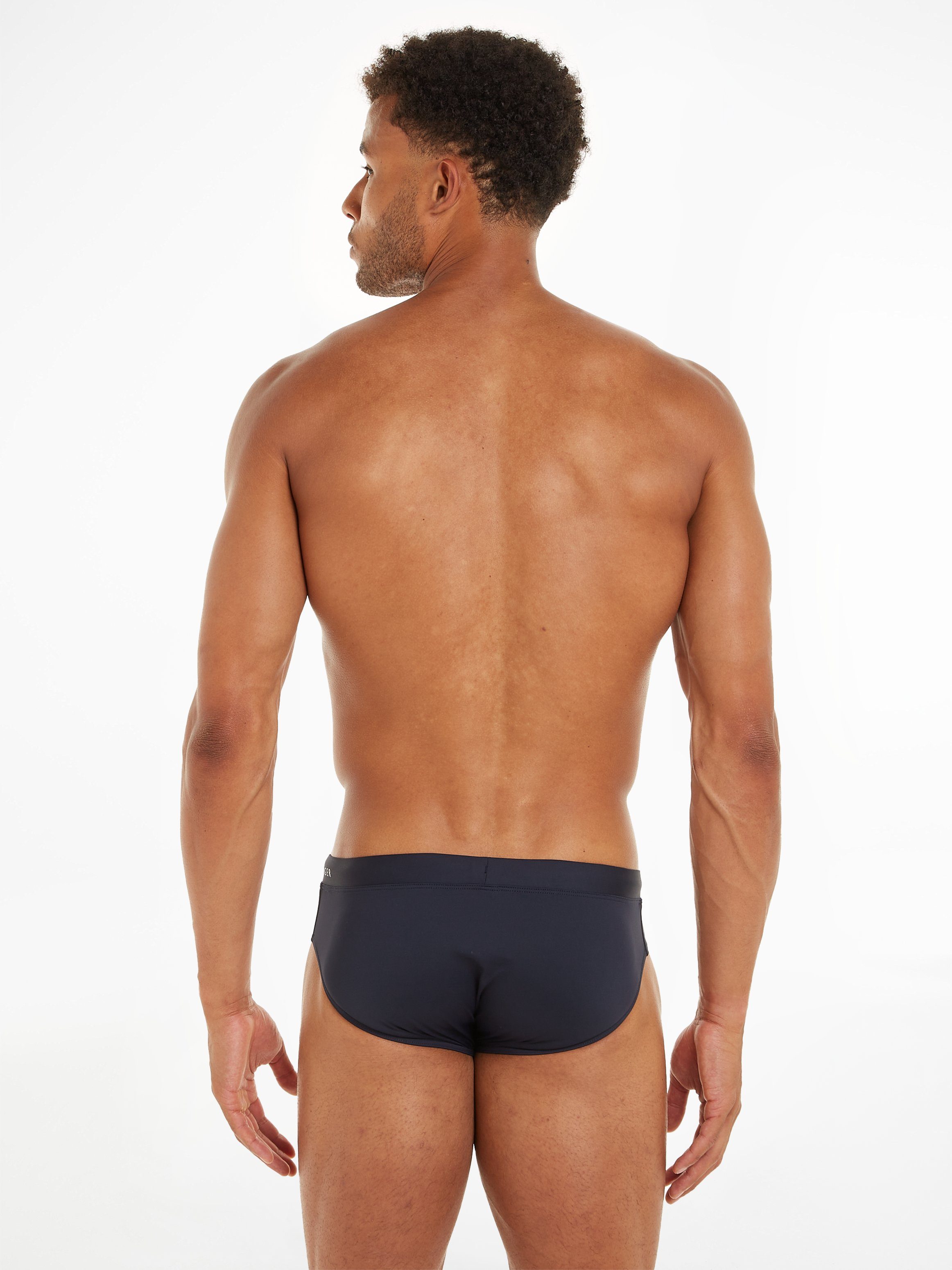 Tommy Hilfiger Swimwear Zwembroek Brief met een logo-opschrift