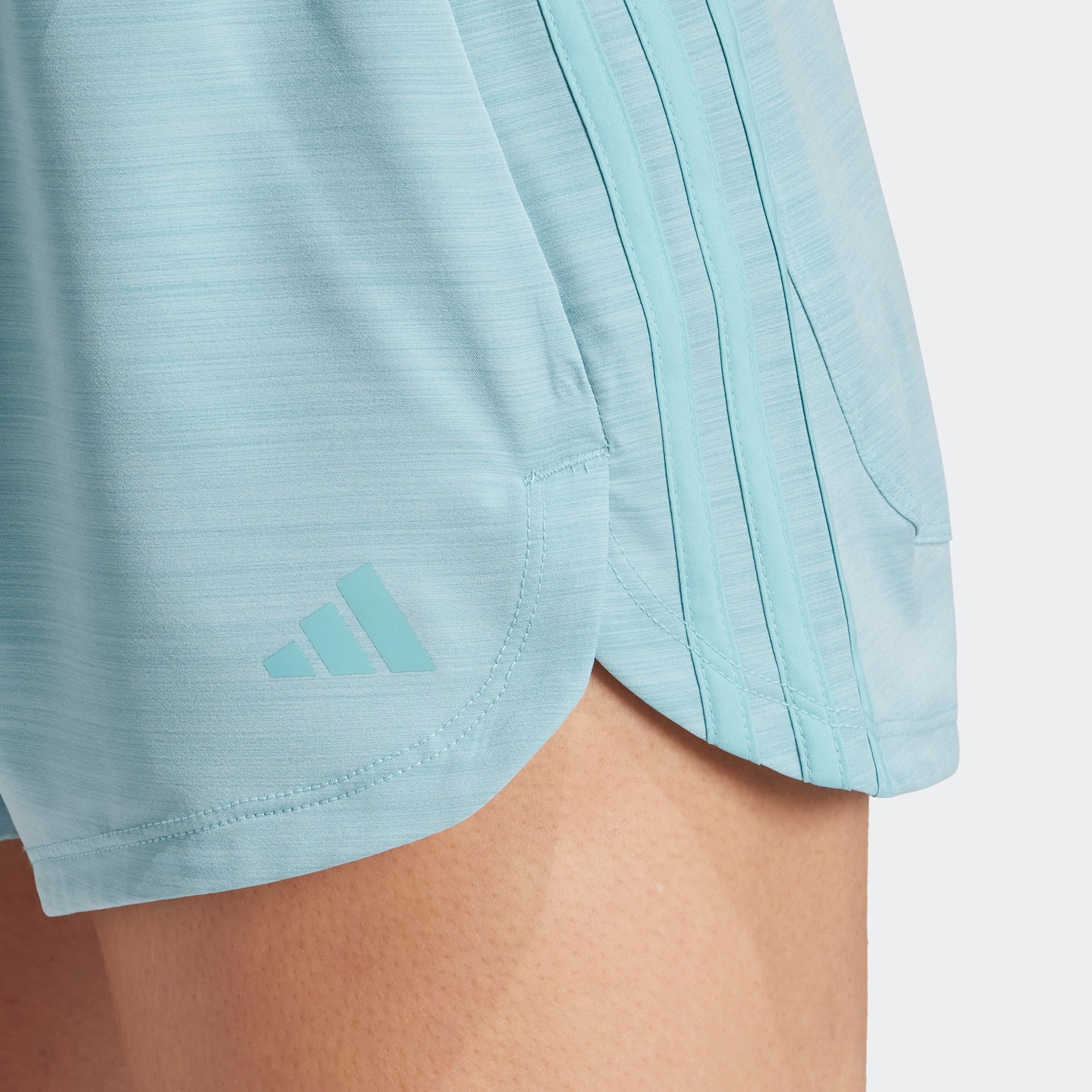 adidas Performance Short PACER WVN HIGH Geweven trainingsshorts met hoge taille (1-delig)