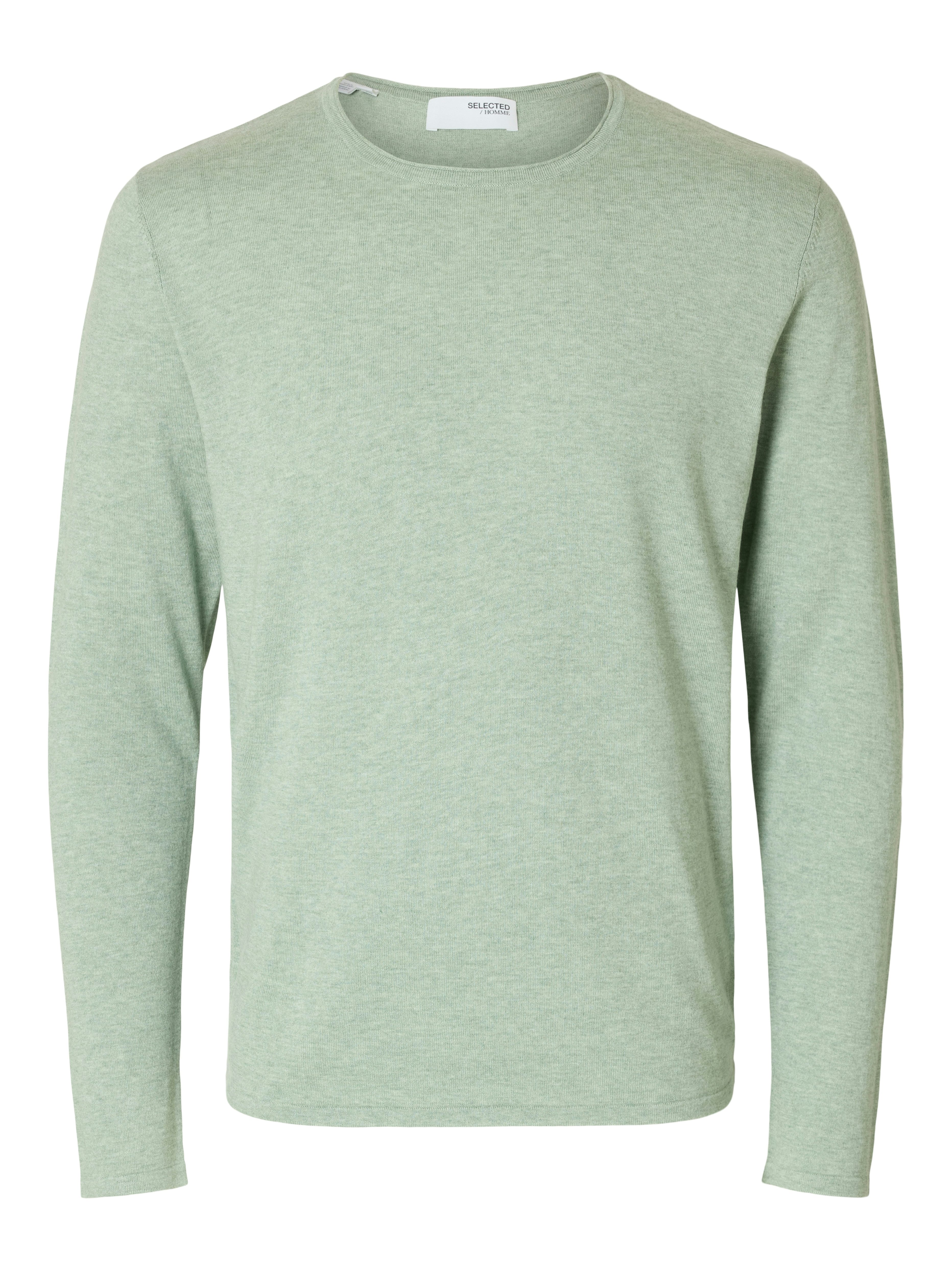 SELECTED HOMME Trui met ronde hals SLHROME LS KNIT CREW NECK NOOS