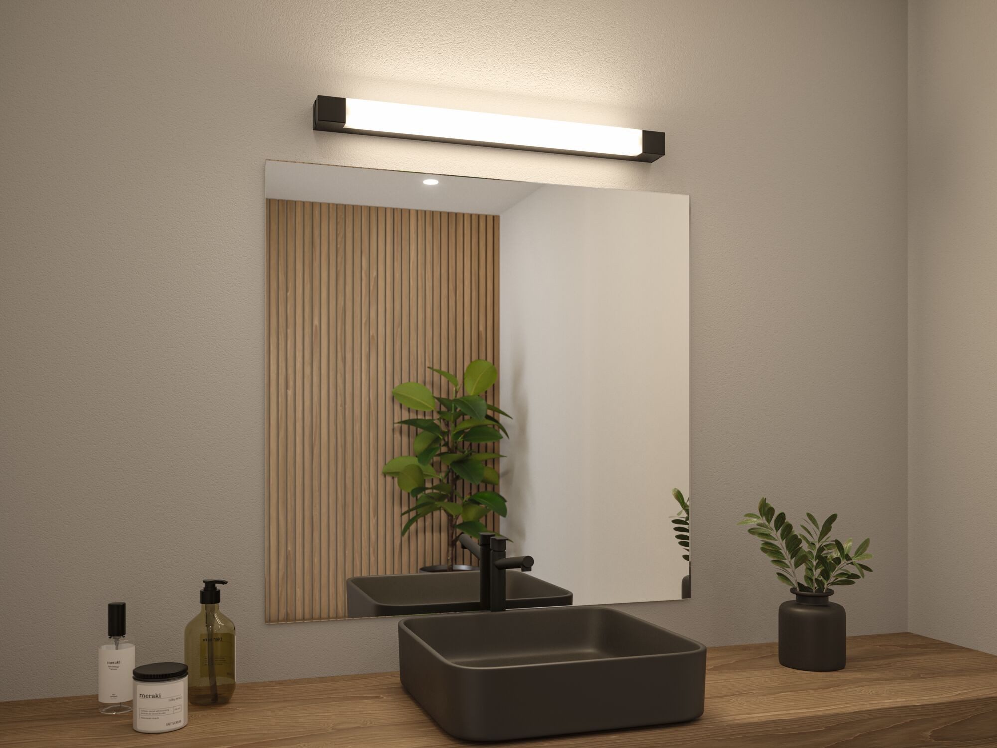Paulmann Led-spiegellamp Selection Bathroom Spiegelverlichting Quasar IP44 3000K 230V 11,2W (1 stuk)